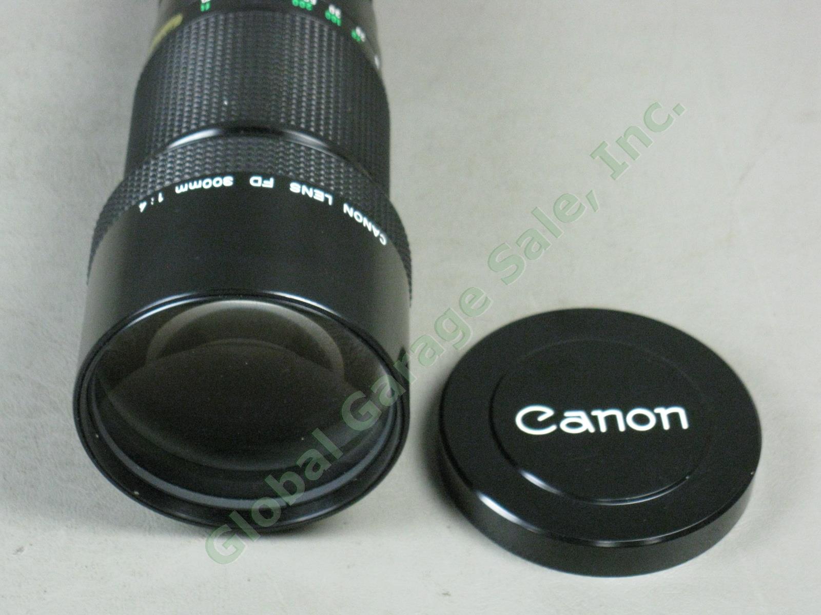 Canon FD 300mm 1:4 f/4 Telephoto Camera Lens 21907 Exc Condition No Reserve! 3