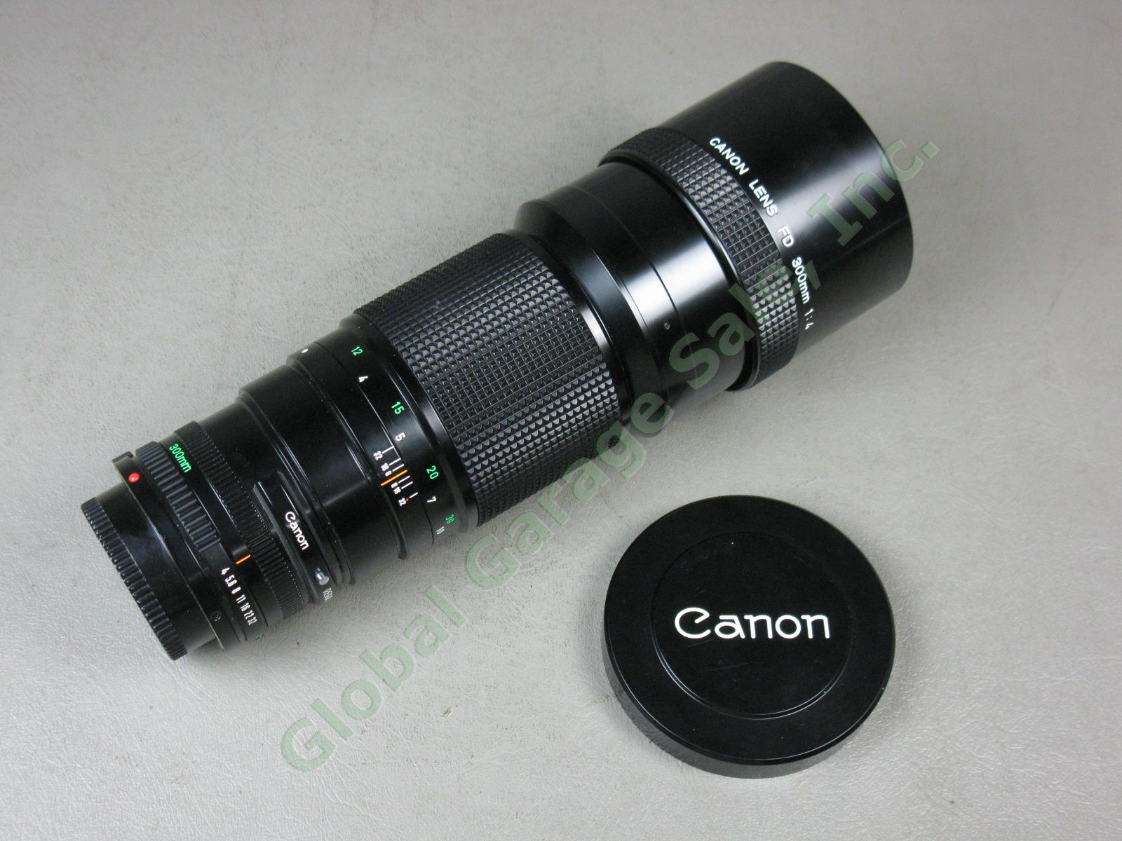 Canon FD 300mm 1:4 f/4 Telephoto Camera Lens 21907 Exc Condition No Reserve! 5