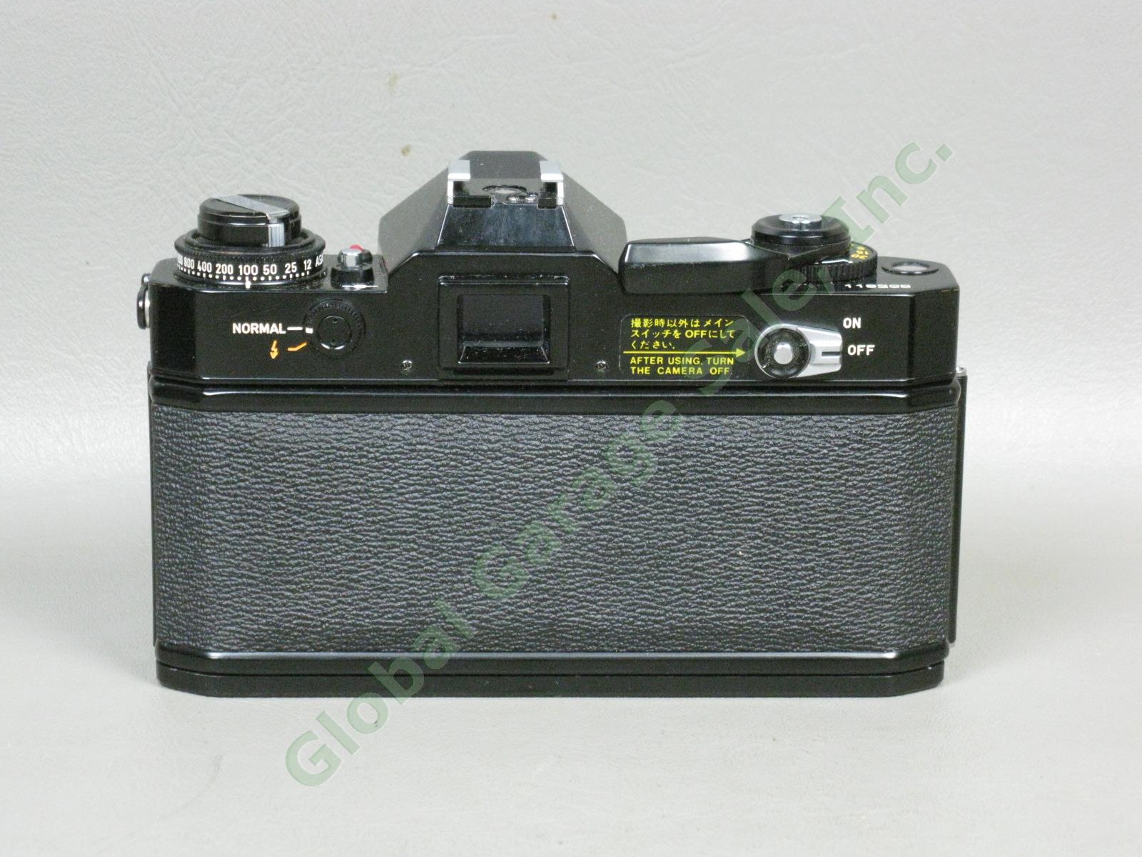 Canon EF 35mm SLR Camera + FD 50mm 1:1.8 + 135mm 1:2.5 SC Telephoto Lens Lot NR! 3