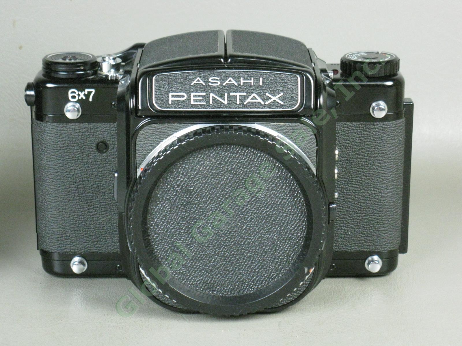 Asahi Pentax 6x7 Medium Format Camera Waist Level Finder Takumar 150mm 2.8 Lens 1