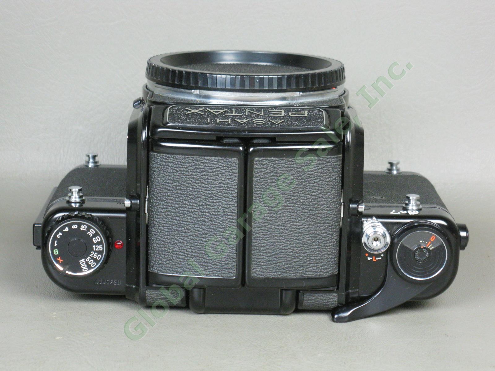 Asahi Pentax 6x7 Medium Format Camera Waist Level Finder Takumar 150mm 2.8 Lens 5