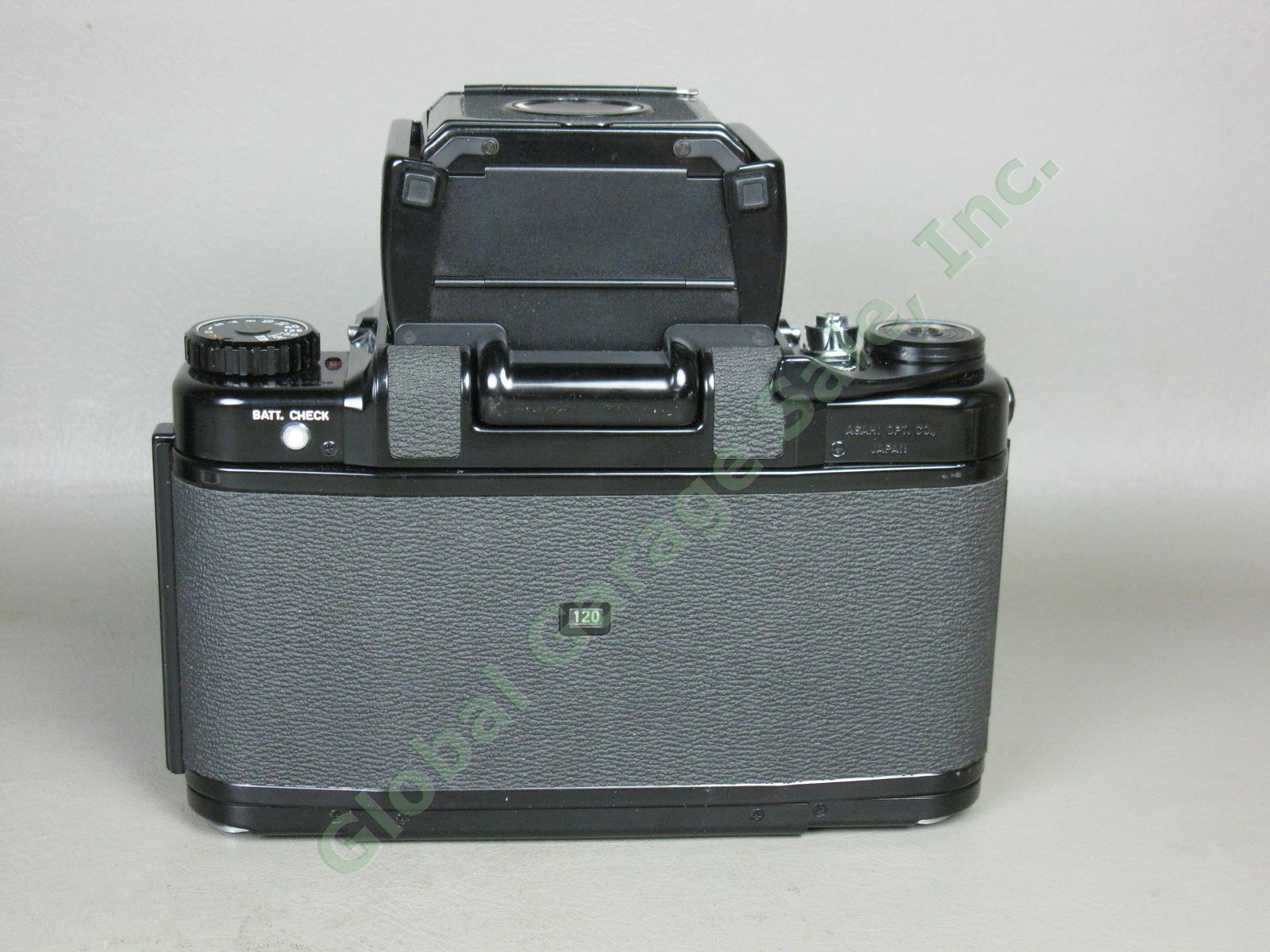 Asahi Pentax 6x7 Medium Format Camera Waist Level Finder Takumar 150mm 2.8 Lens 8