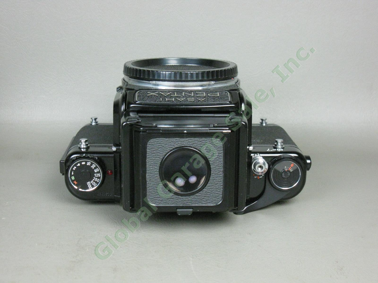 Asahi Pentax 6x7 Medium Format Camera Waist Level Finder Takumar 150mm 2.8 Lens 9