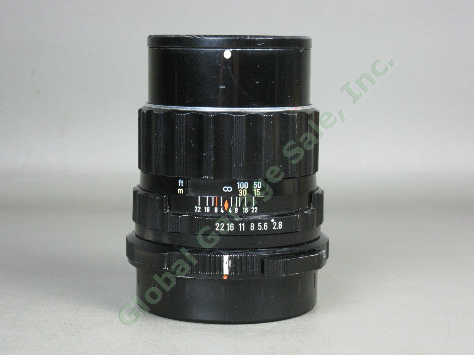 Asahi Pentax 6x7 Medium Format Camera Waist Level Finder Takumar 150mm 2.8 Lens 13