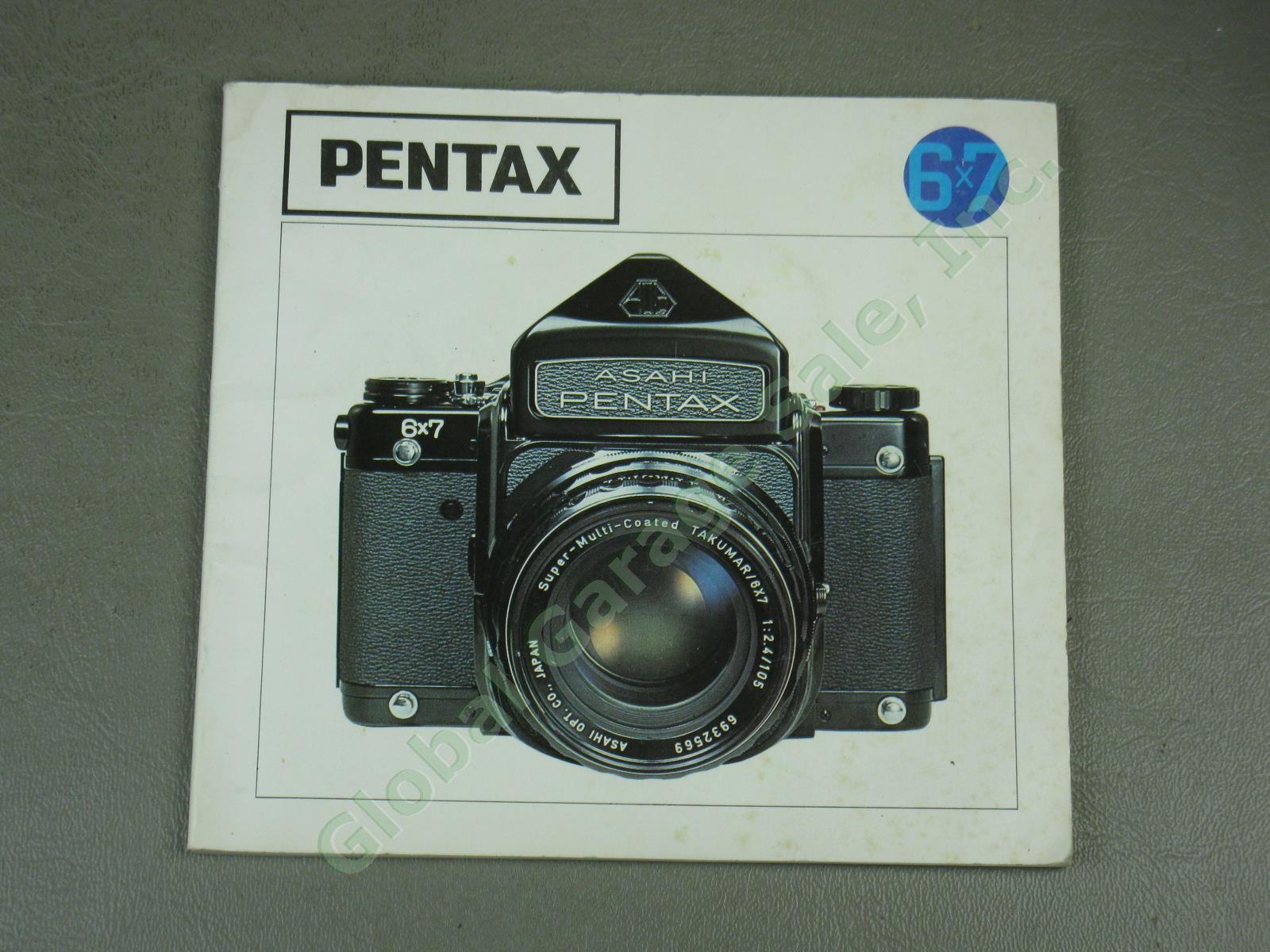 Asahi Pentax 6x7 Medium Format Camera Waist Level Finder Takumar 150mm 2.8 Lens 17