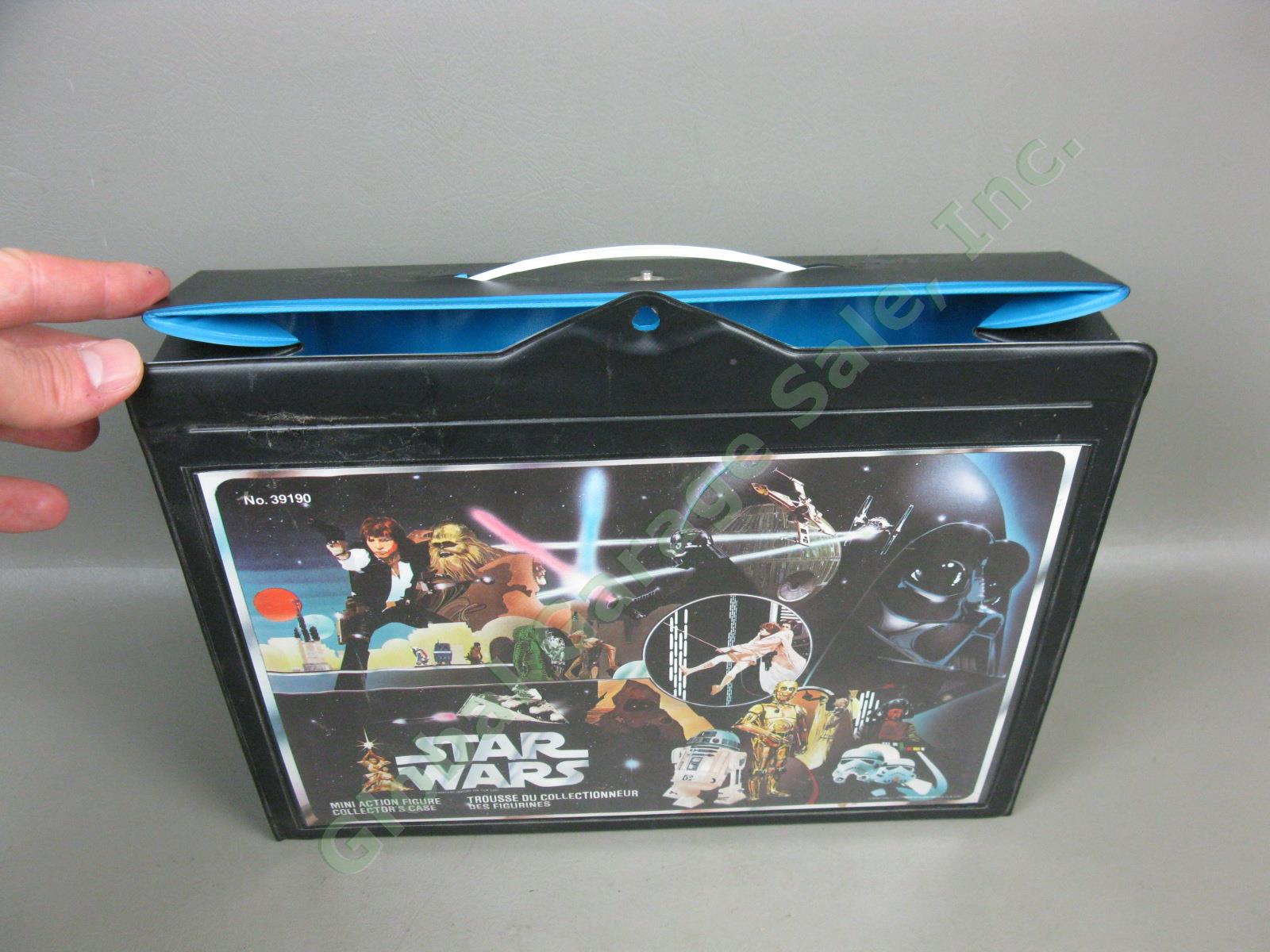 25 Vtg Star Wars Action Figure Lot +Case 1977-1980 Darth Luke Obi-Wan GMFGI LFL+ 7