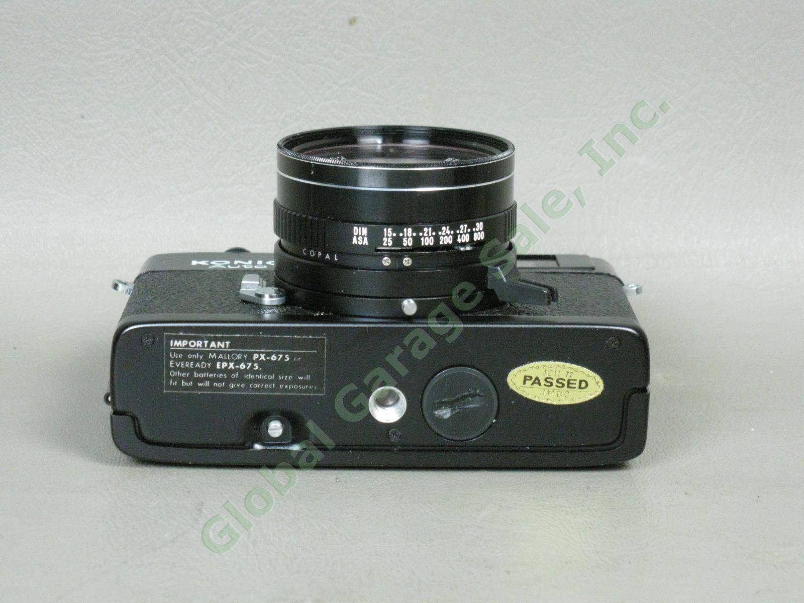 Konica Auto S3 Rangefinder 35mm Camera Hexanon 38mm f/1.8 Lens + X-20 Flash NR! 6