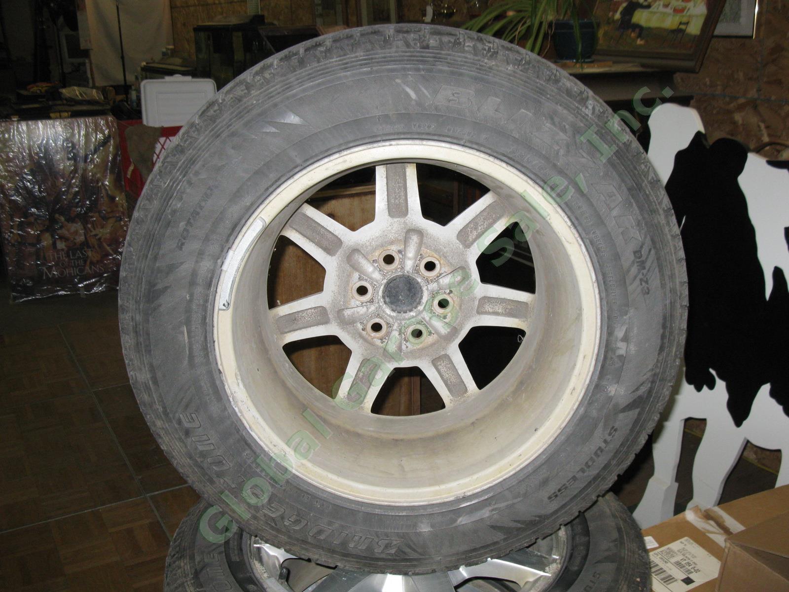 4 17"x 7.5" Rims Wheels + Bridgestone Blizzak 235/65/R17 Snow Tires Cadillac SRX 7