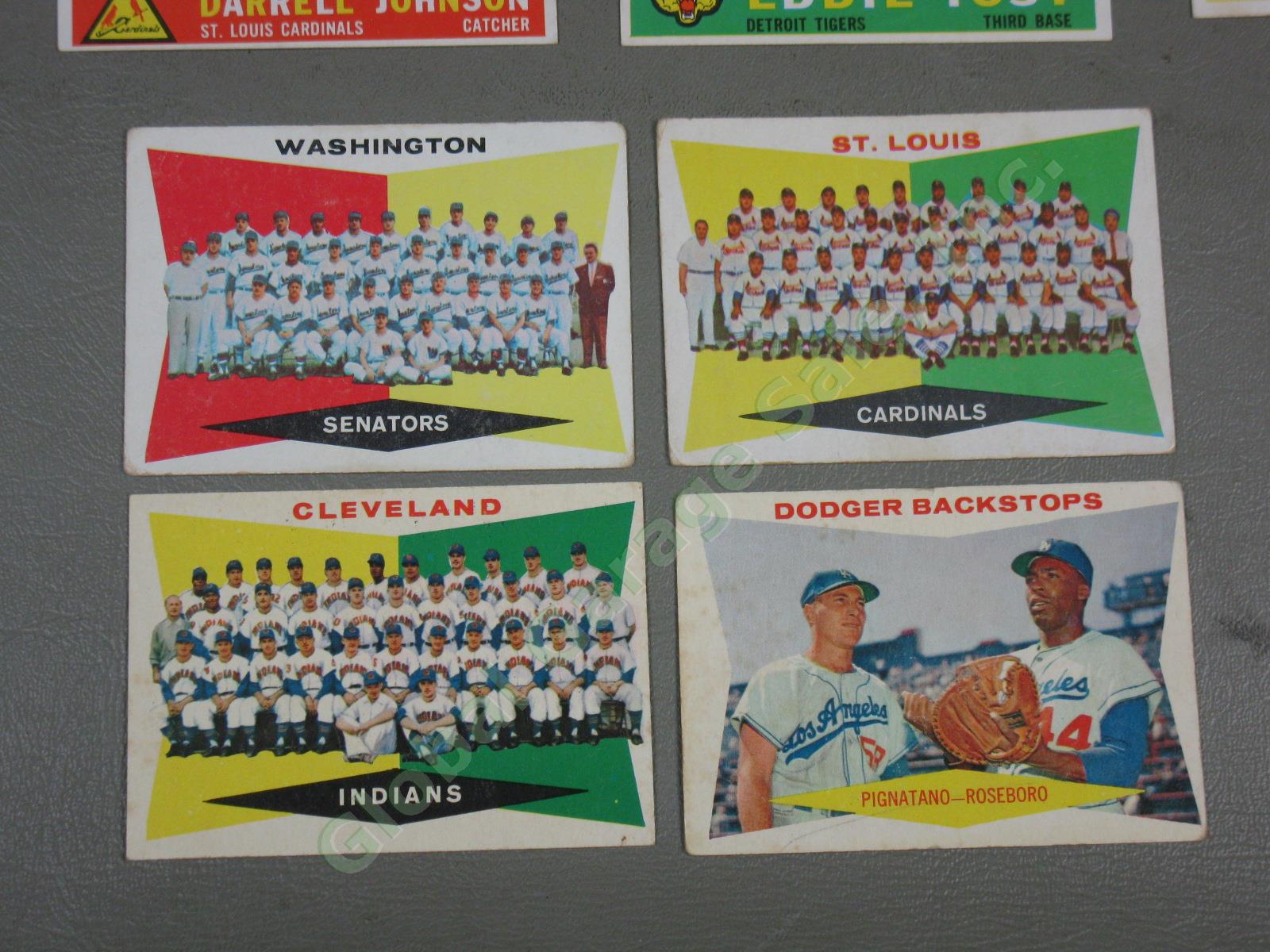 165 VtgTopps 1960 Baseball Card Collection Lot Rookies Teams Senators Braves NR! 2