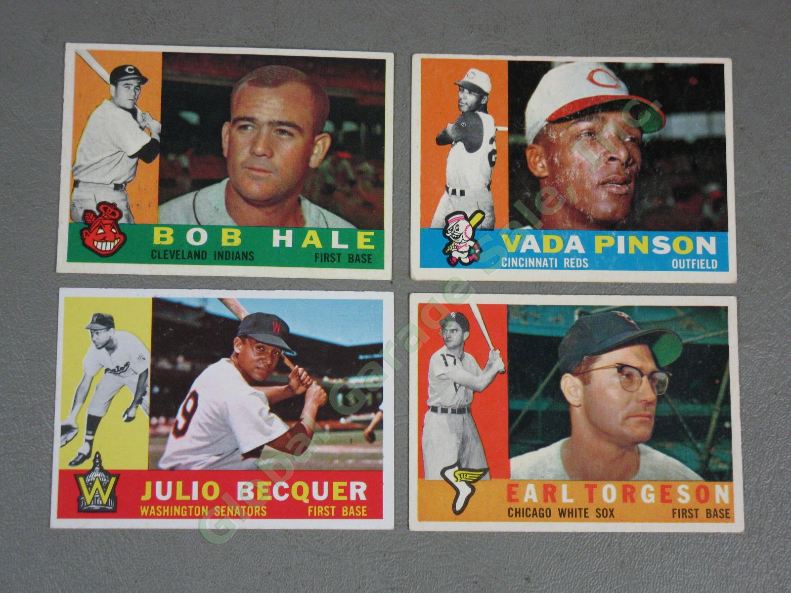 165 VtgTopps 1960 Baseball Card Collection Lot Rookies Teams Senators Braves NR! 5