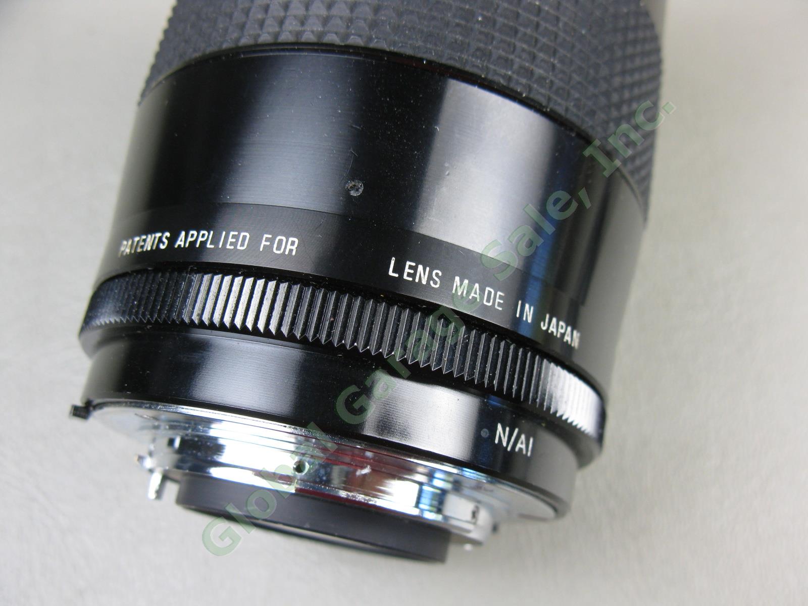 Vivitar Series 1 90mm 1:2.5 VMC Macro Camera Lens 37712642 +Front Cap Nikon Rear 4