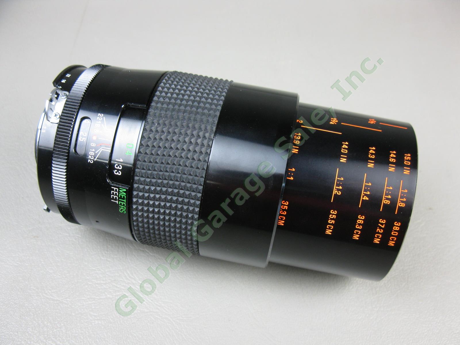 Vivitar Series 1 90mm 1:2.5 VMC Macro Camera Lens 37712642 +Front Cap Nikon Rear 5