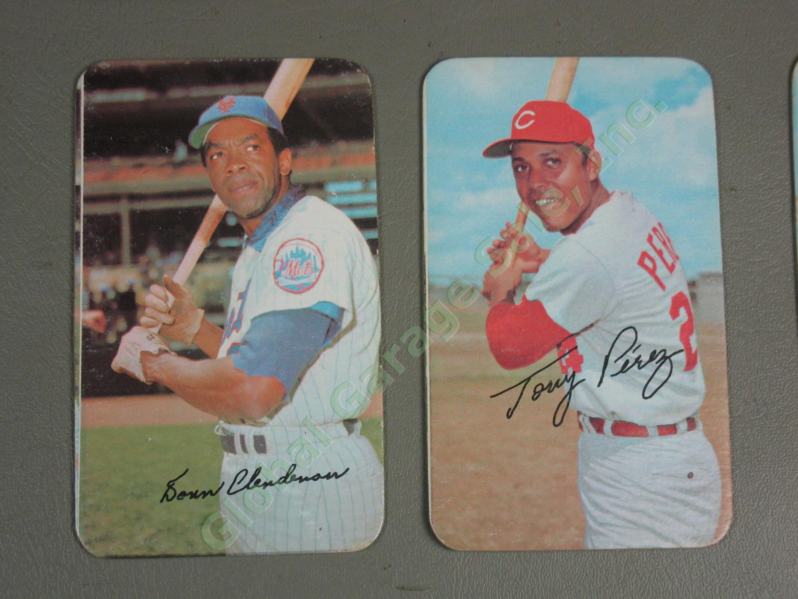 73 Vtg 1970 1971 Topps Super Large Baseball Cards Lot Willie Mays Hank Aaron Yaz 3
