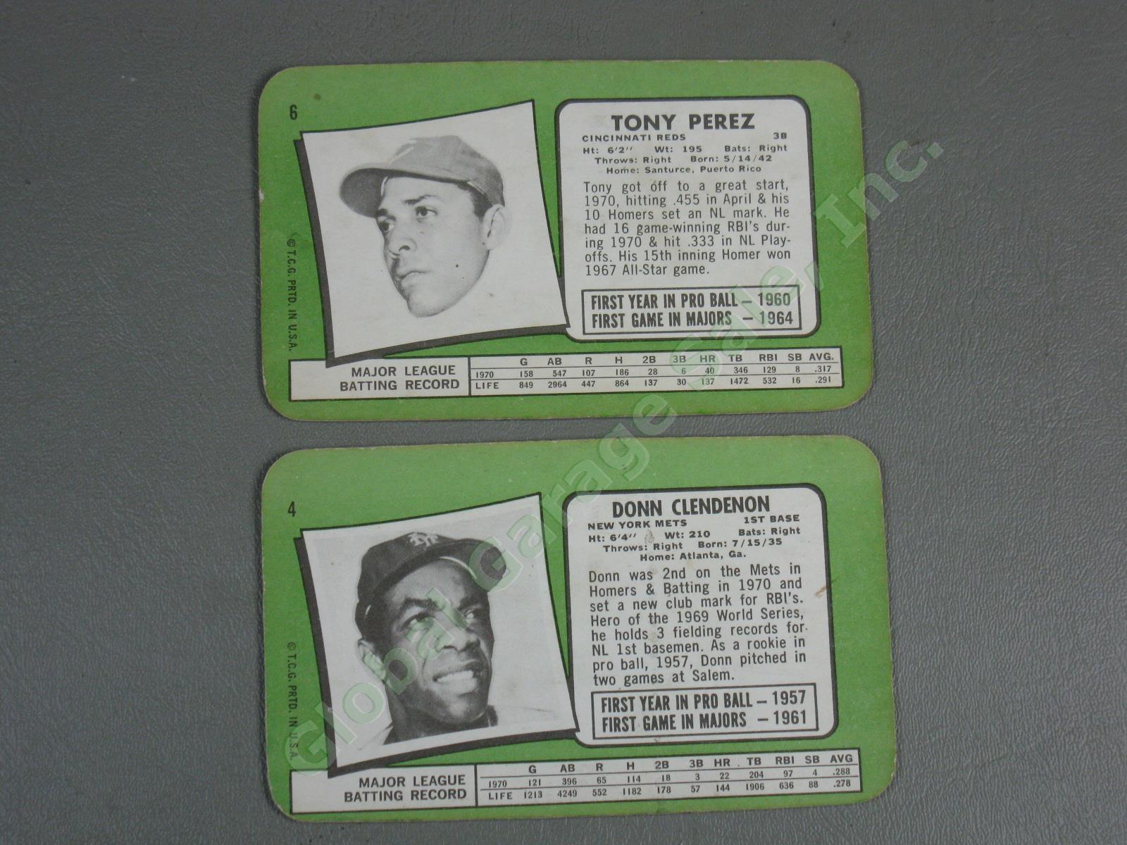 73 Vtg 1970 1971 Topps Super Large Baseball Cards Lot Willie Mays Hank Aaron Yaz 4