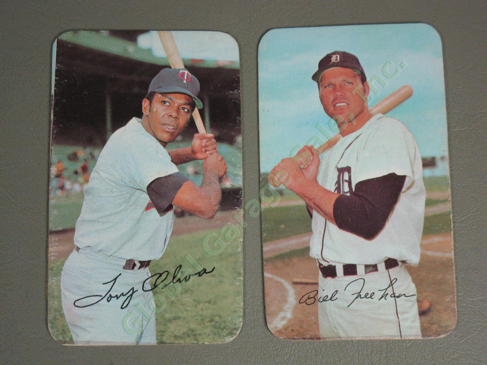 73 Vtg 1970 1971 Topps Super Large Baseball Cards Lot Willie Mays Hank Aaron Yaz 7