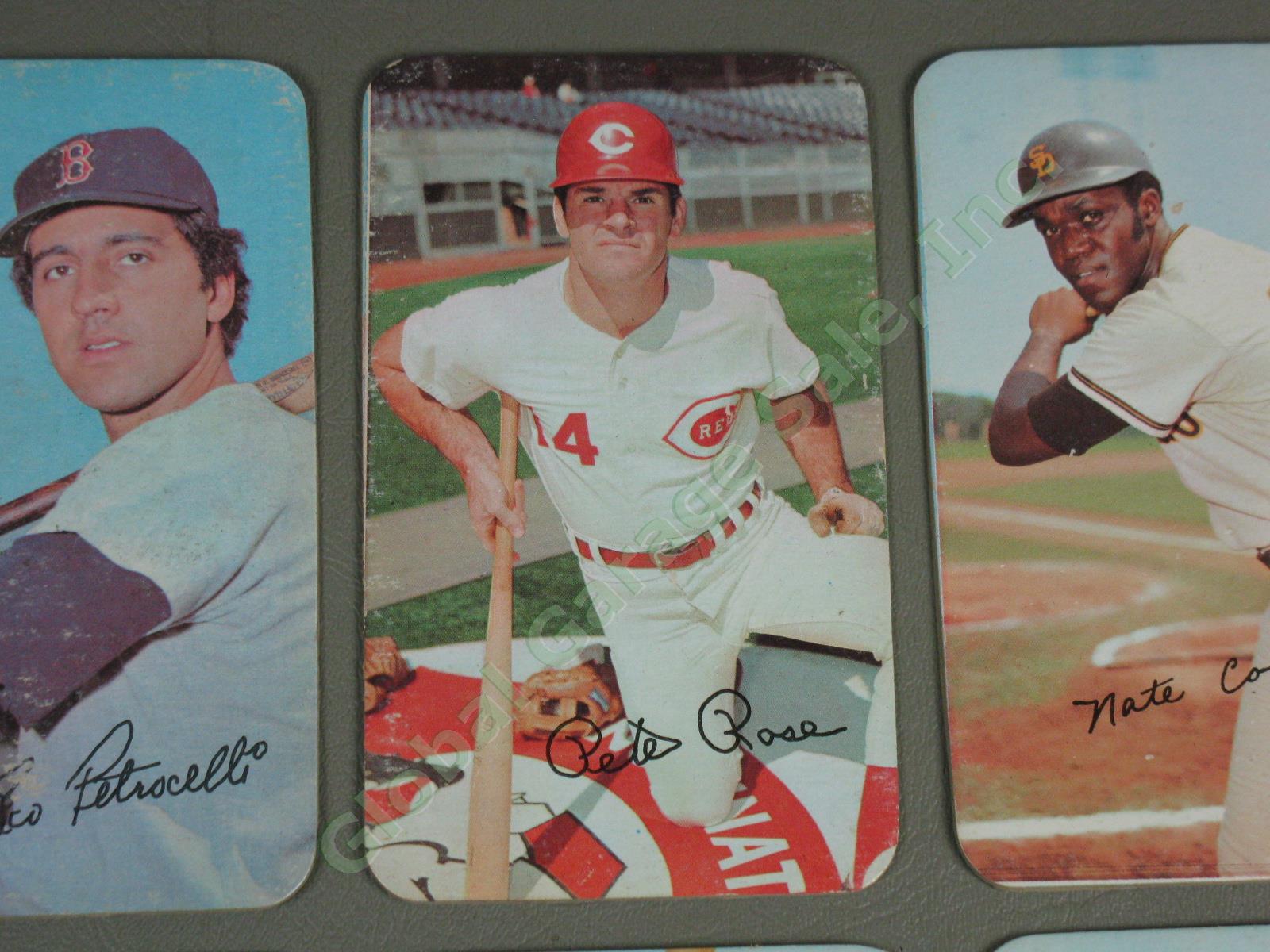 73 Vtg 1970 1971 Topps Super Large Baseball Cards Lot Willie Mays Hank Aaron Yaz 10
