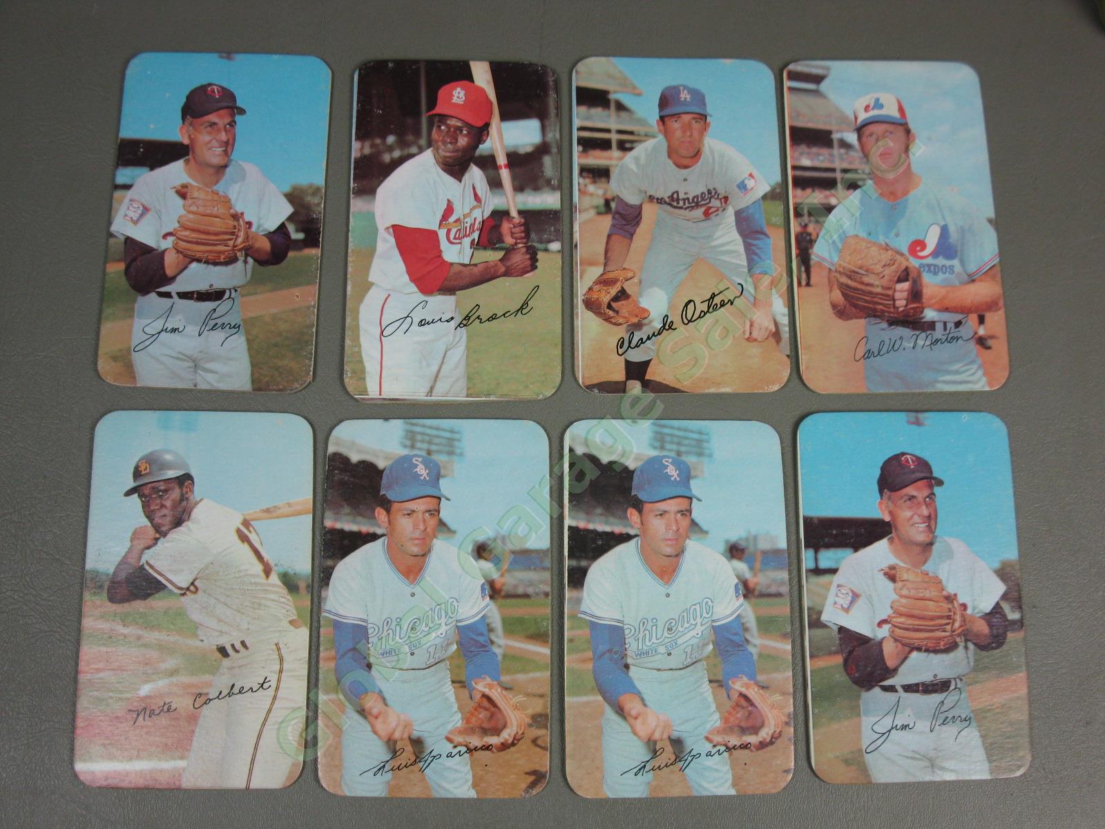 73 Vtg 1970 1971 Topps Super Large Baseball Cards Lot Willie Mays Hank Aaron Yaz 11