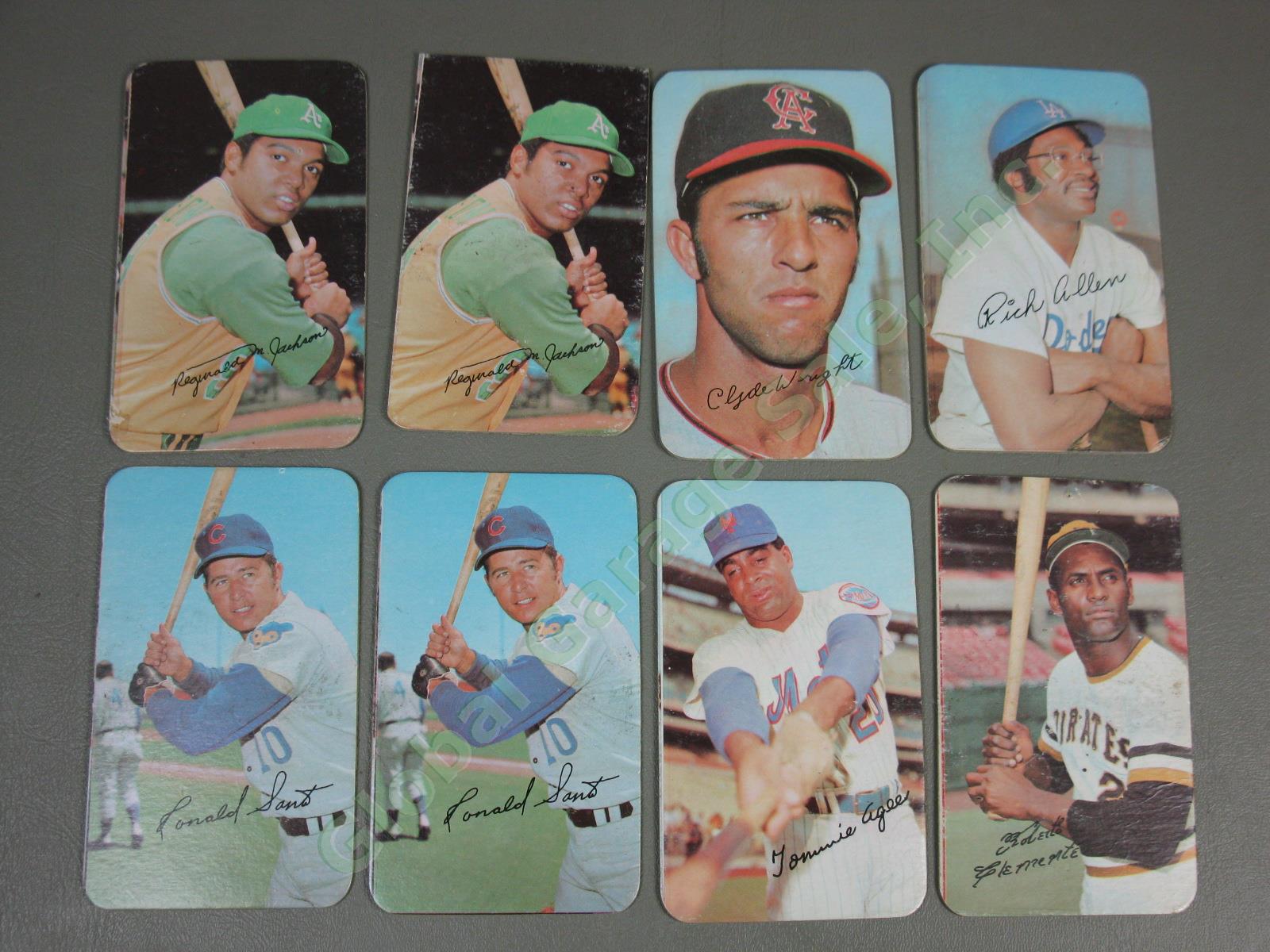73 Vtg 1970 1971 Topps Super Large Baseball Cards Lot Willie Mays Hank Aaron Yaz 13