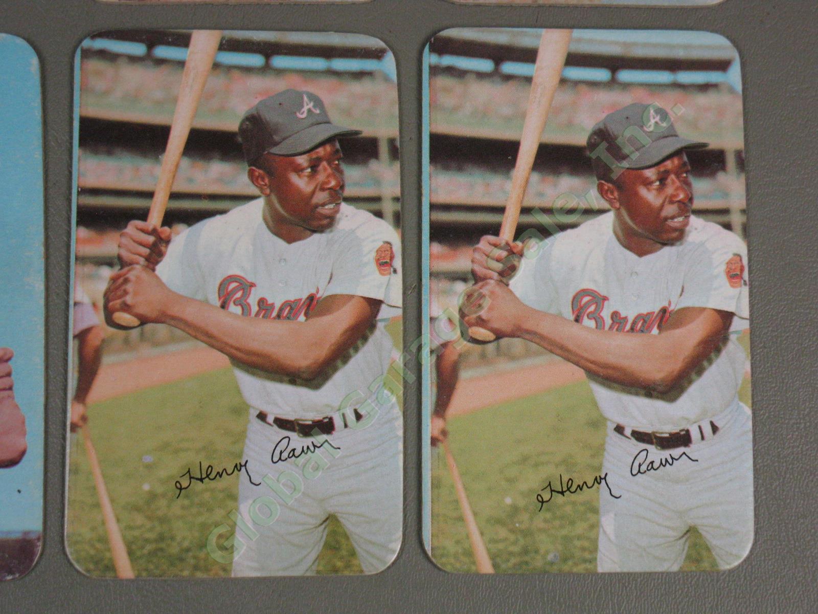 73 Vtg 1970 1971 Topps Super Large Baseball Cards Lot Willie Mays Hank Aaron Yaz 15