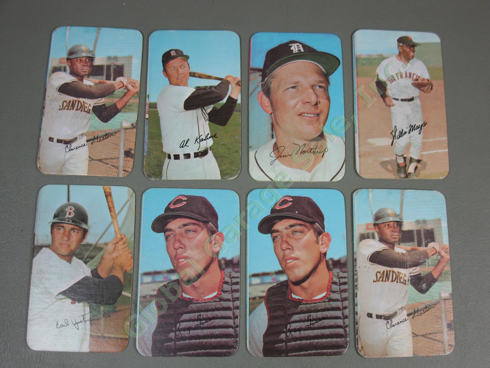 73 Vtg 1970 1971 Topps Super Large Baseball Cards Lot Willie Mays Hank Aaron Yaz 16