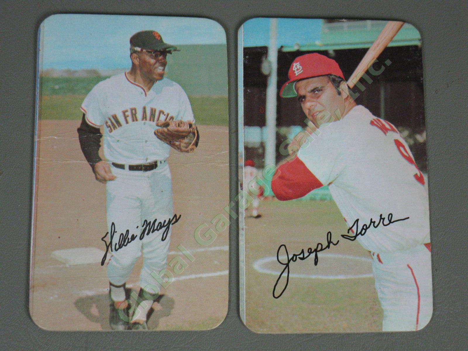 73 Vtg 1970 1971 Topps Super Large Baseball Cards Lot Willie Mays Hank Aaron Yaz 19