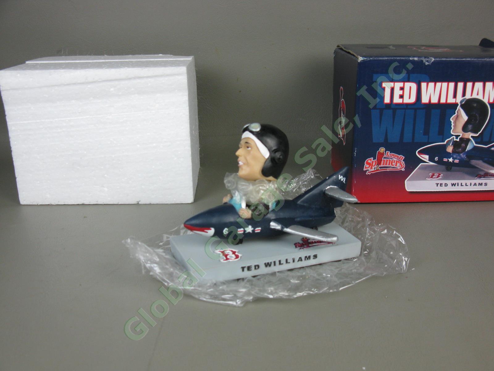 Rare NIB Ted Williams Lowell Spinners Red Sox WWII Jet Pilot Bobblehead 7/1/2008