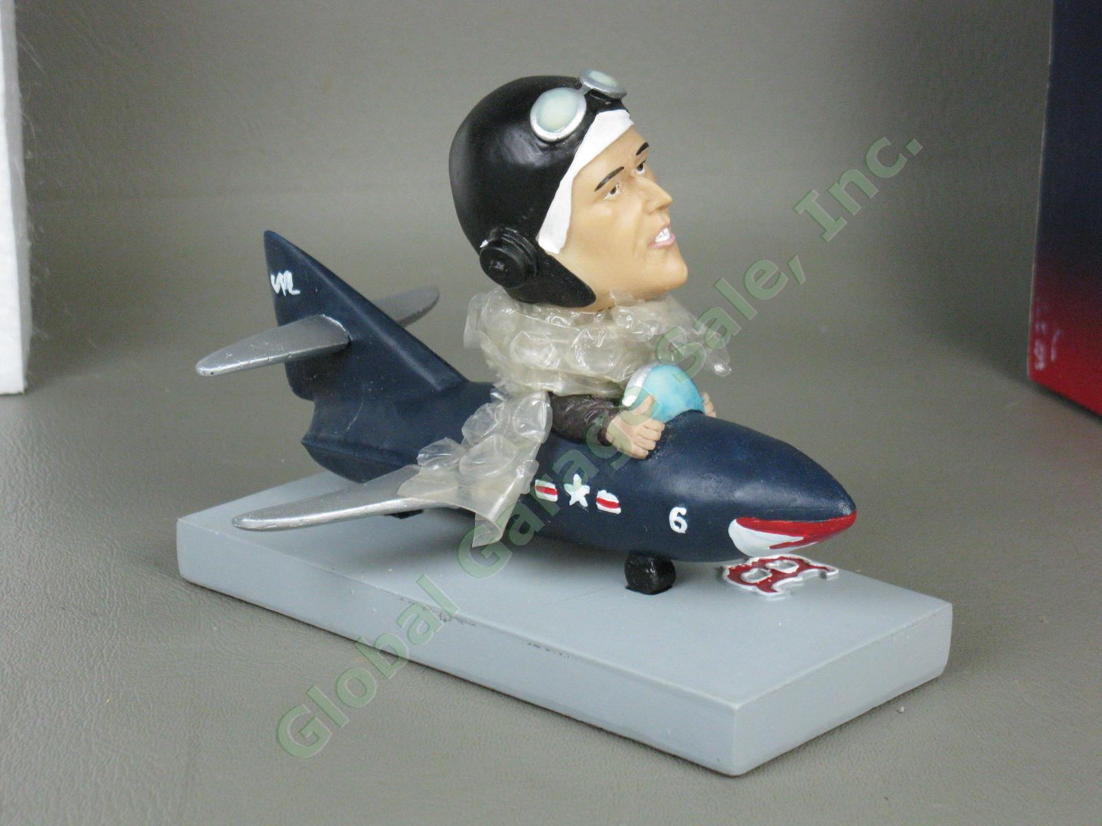 Rare NIB Ted Williams Lowell Spinners Red Sox WWII Jet Pilot Bobblehead 7/1/2008 3