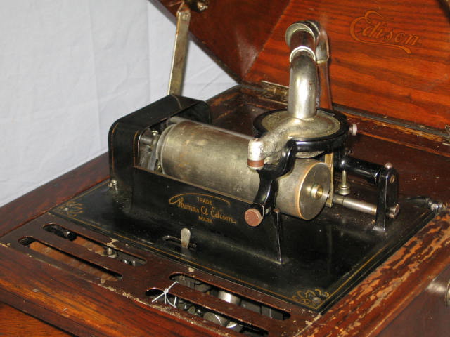 Edison Amberola VIII Cylinder Phonograph Record Player 4