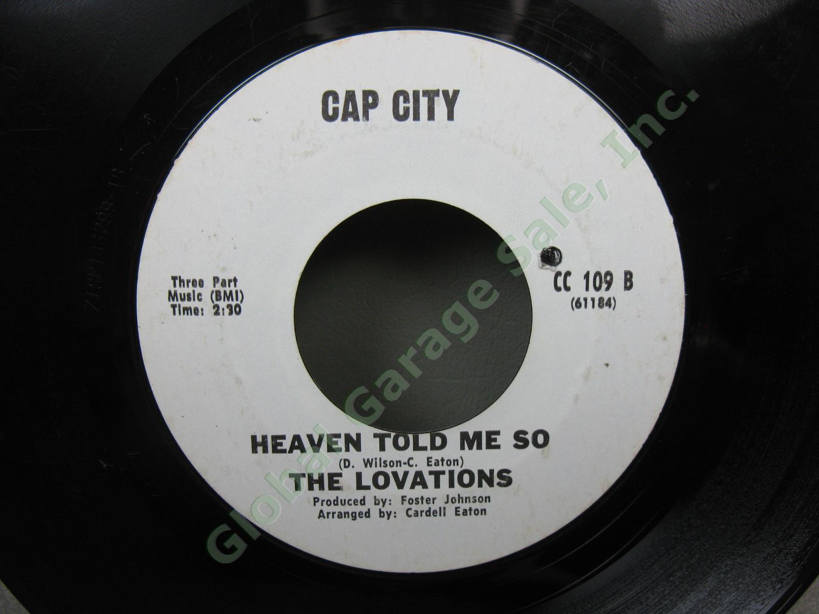 The Lovations I Keep Singing Heaven Told Me So Northern Soul Promo 45 Cap City 2