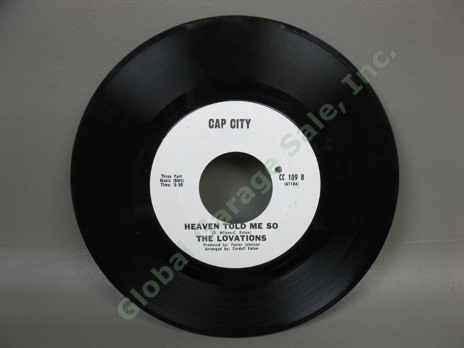 The Lovations I Keep Singing Heaven Told Me So Northern Soul Promo 45 Cap City 3