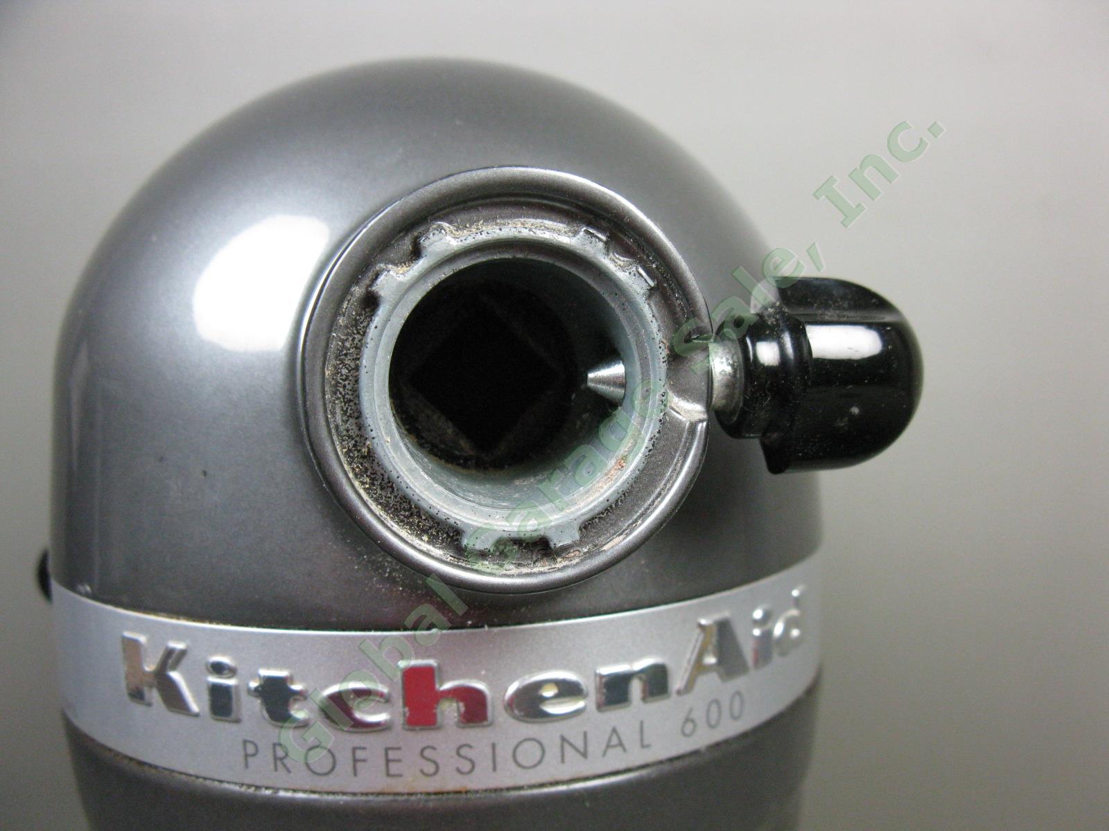 KitchenAid KP26M1XPM Professional 600 6-Quart QT Pearl Metallic Stand Mixer Lot 4