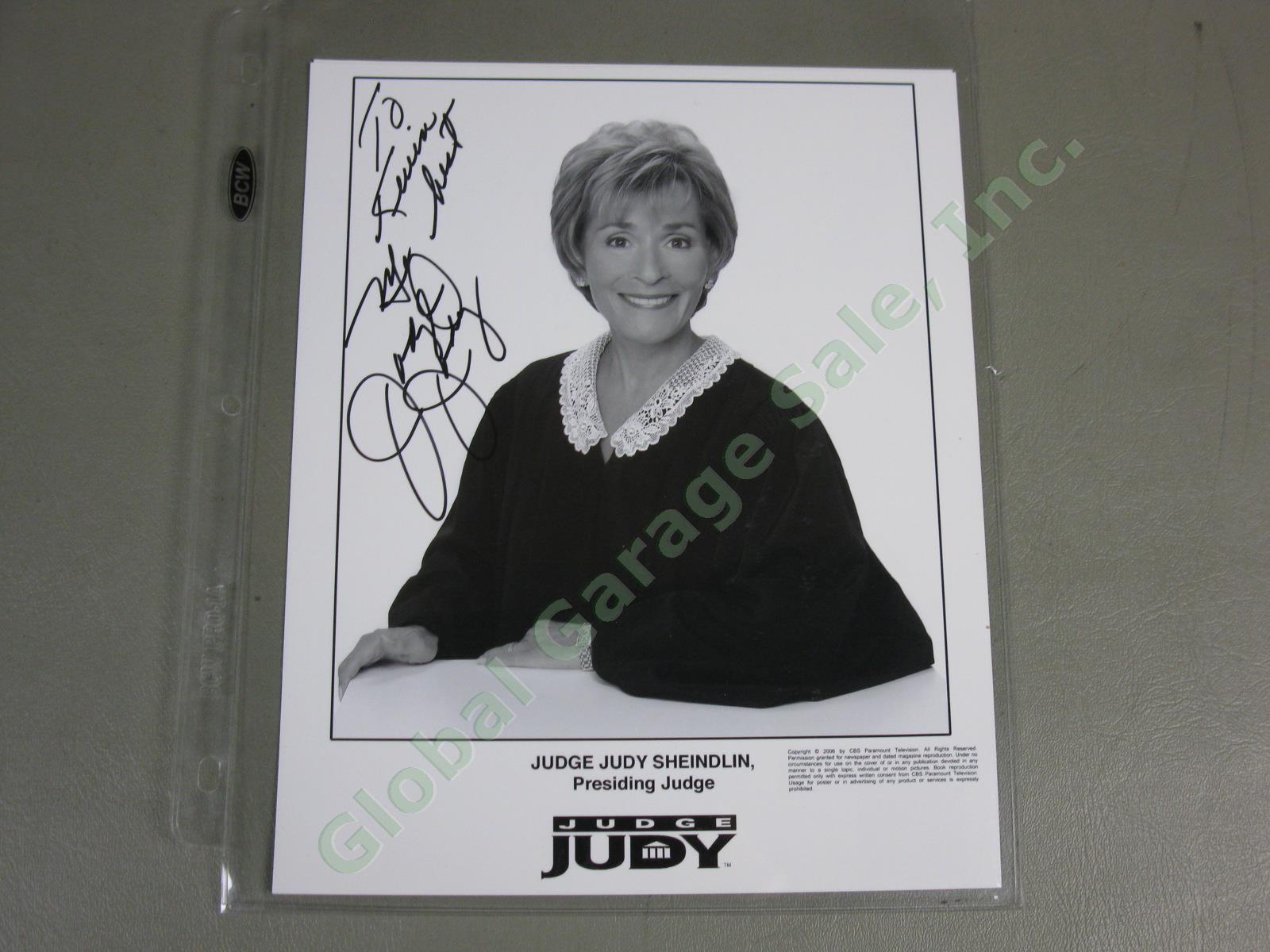 40 Celebrity Signed Photo Program Lot Debbie Gibson John Travolta Judge Judy ++ 5
