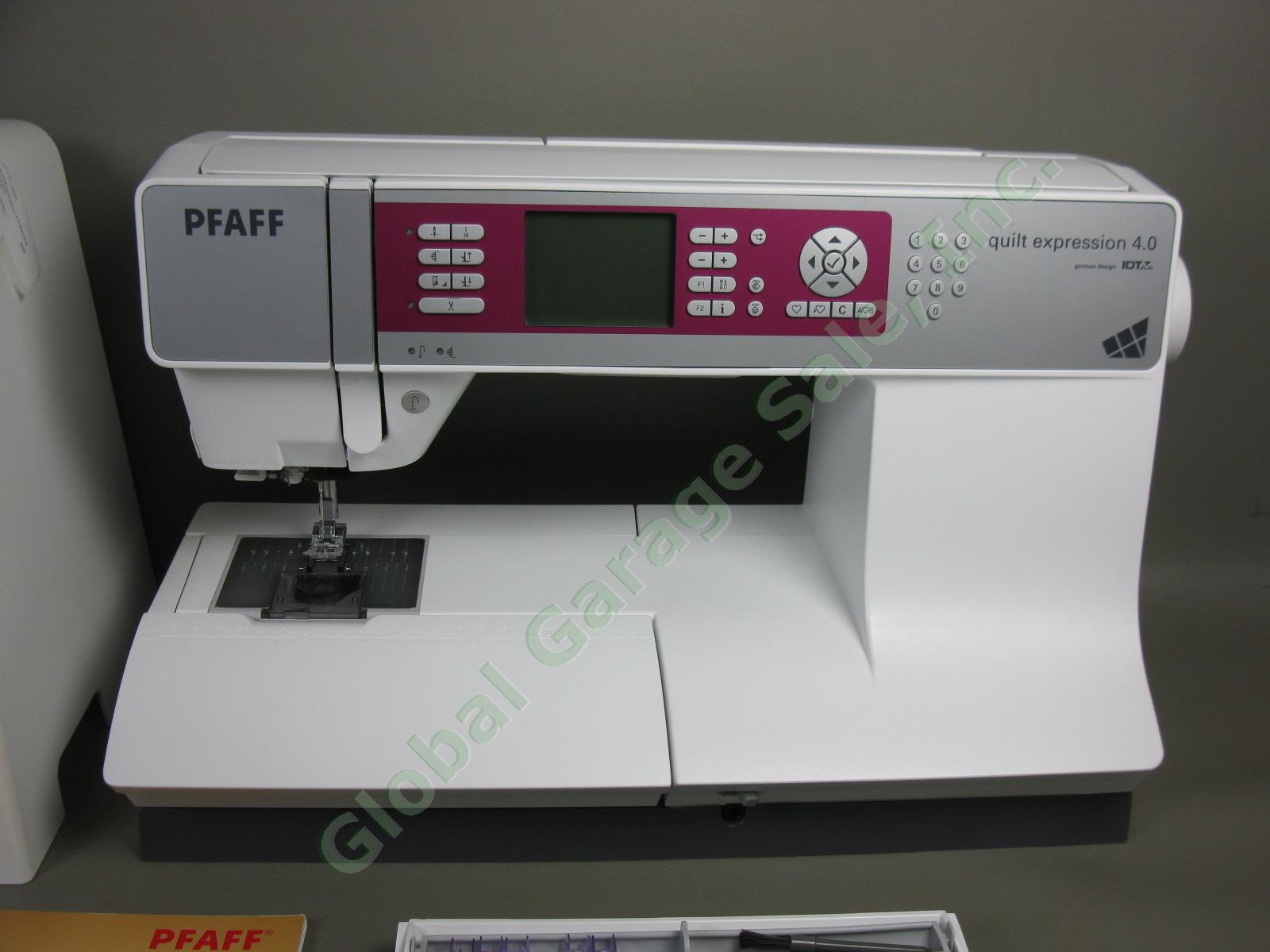 Pfaff Quilt Expression 4.0 Sewing Machine One Owner! Just Serviced! No Reserve! 1