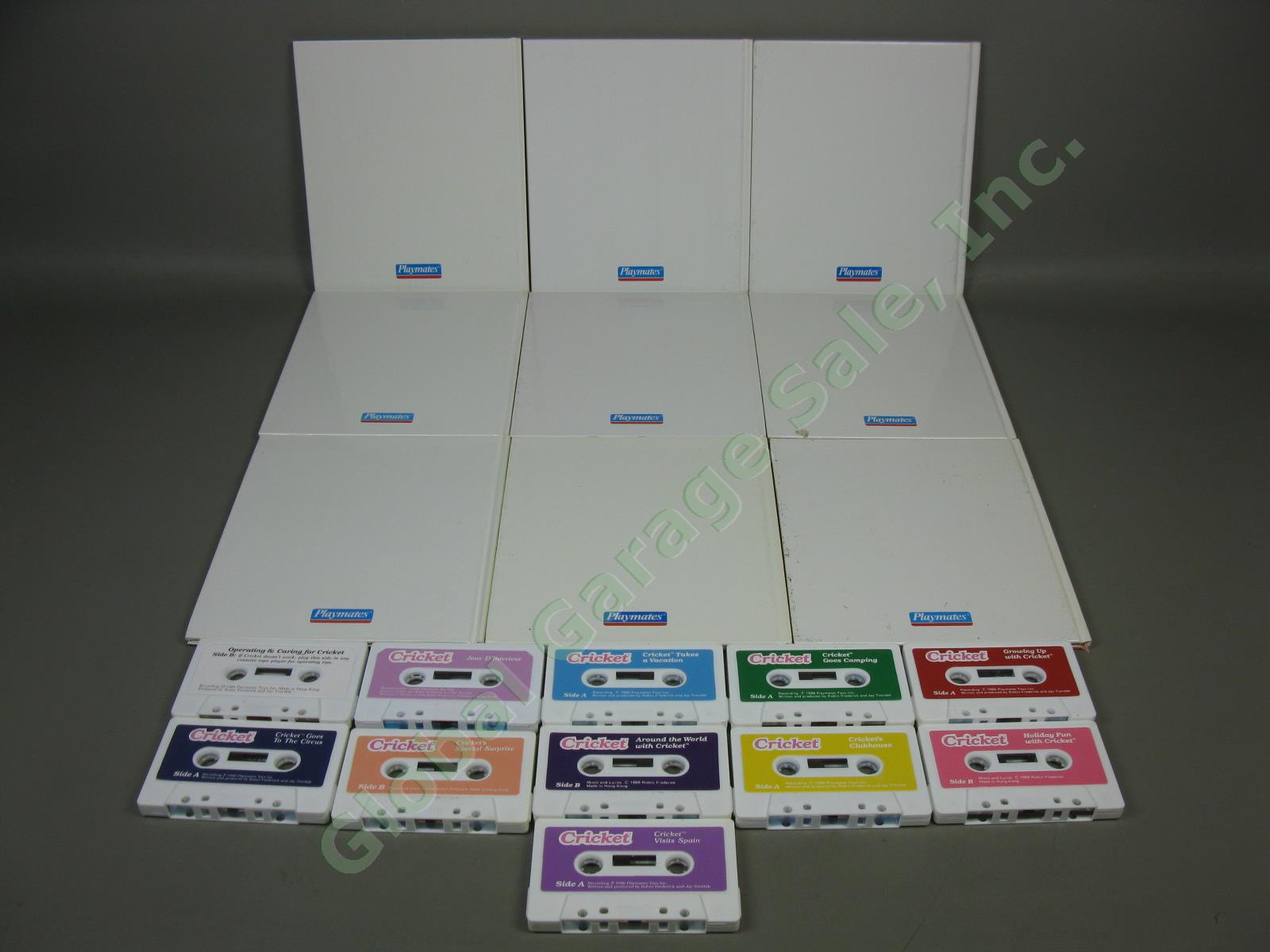 Vtg 20Pc Playmates Cricket Talking Doll Lot 9 Books + 11 Cassette Tapes Set 1986 3