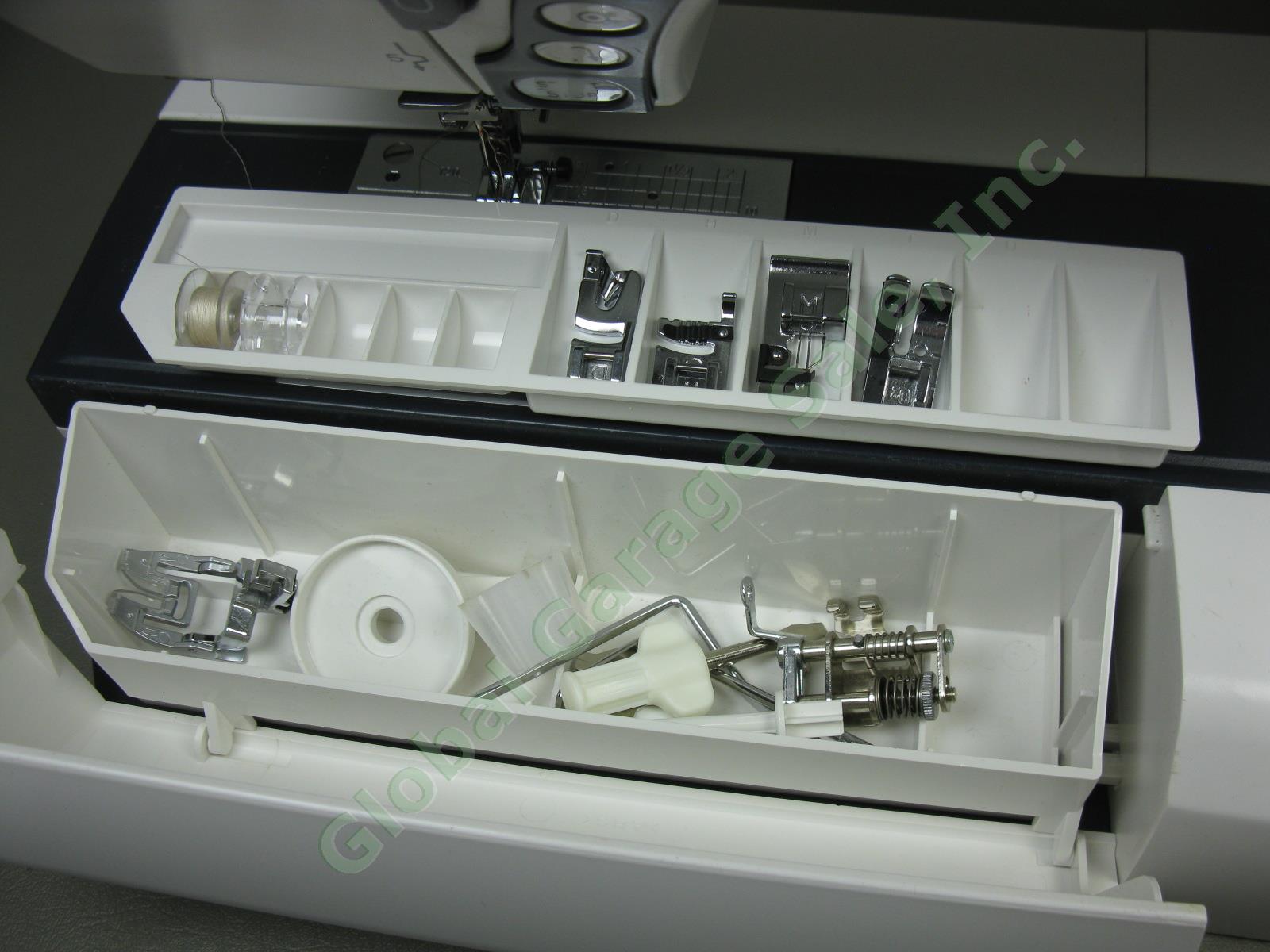 Janome Horizon Memory Craft MC 7700 QCP Sewing Machine Bundle Lot 1 Owner EUC NR 8