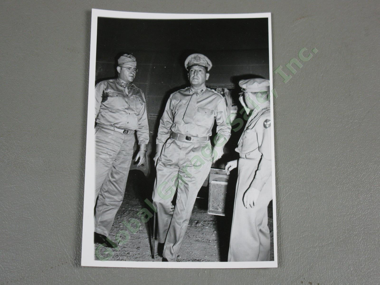 45 WWII US Army Air Force Press Photo Lot Pacific Theater General MacArthur B-25 1