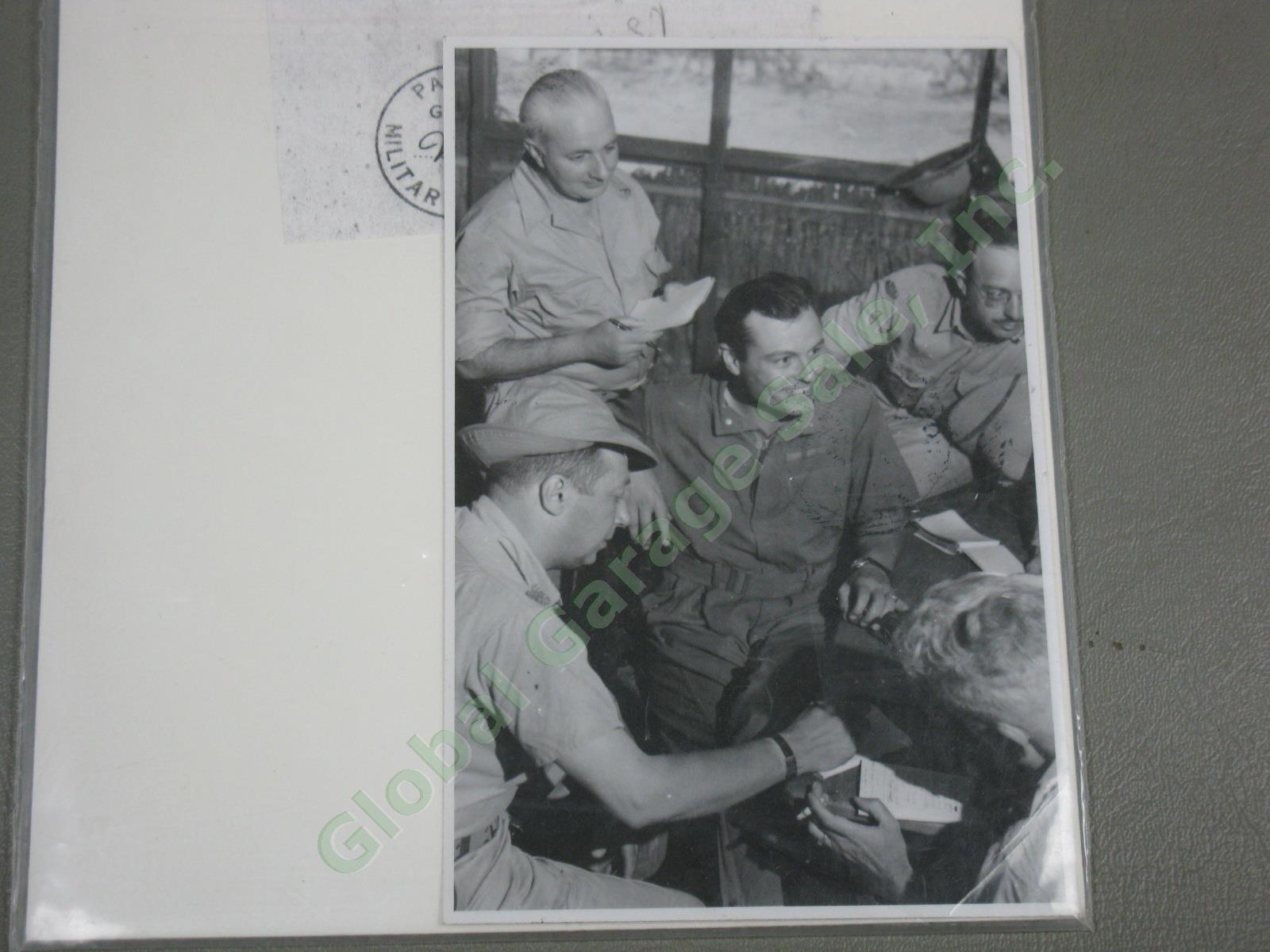 45 WWII US Army Air Force Press Photo Lot Pacific Theater General MacArthur B-25 8