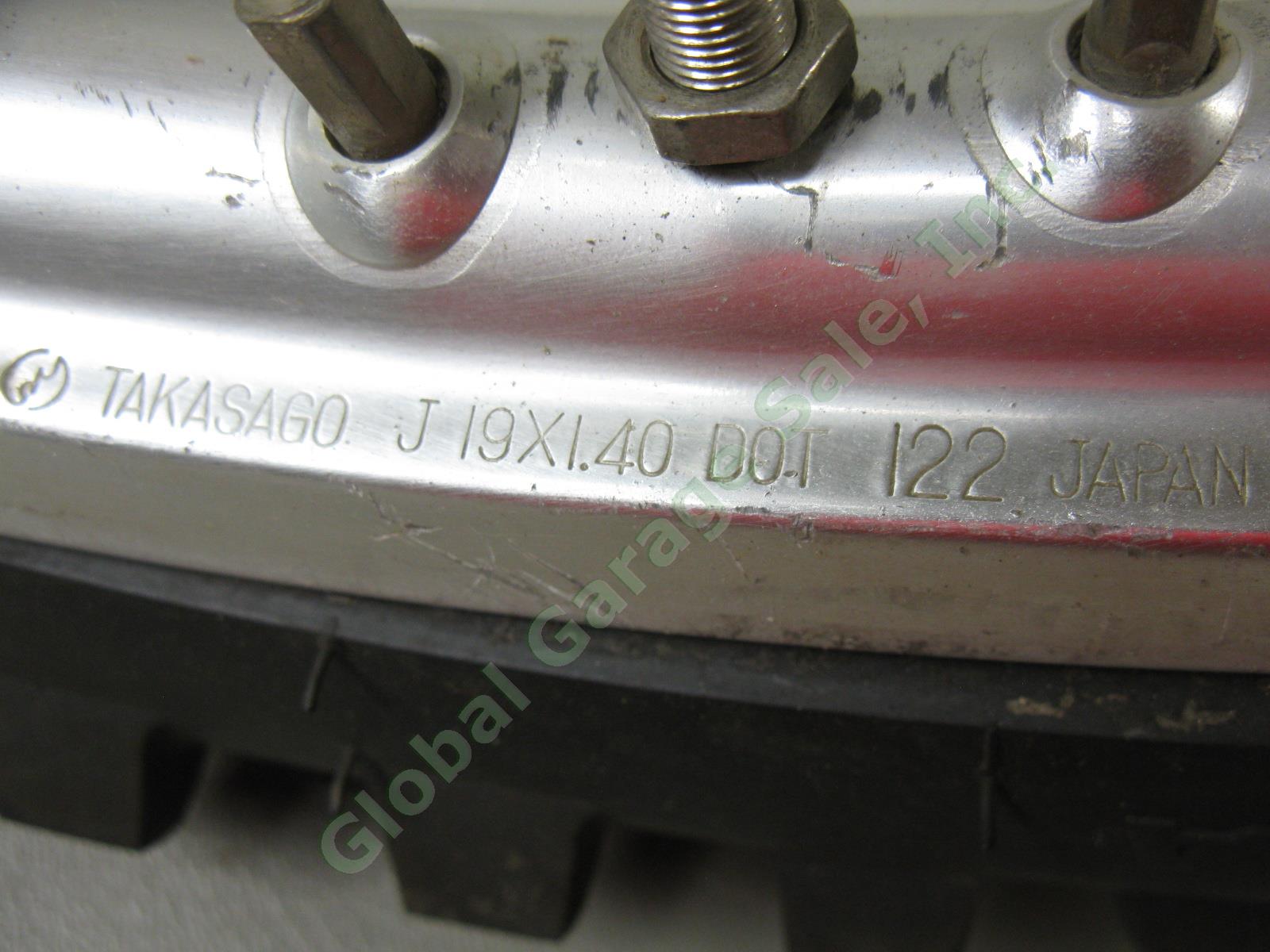 Talon Excel Takasago YZ85 Big Wheel J 19x1.40 Front Rim Kenda 70/100-19 M/C Tire 8