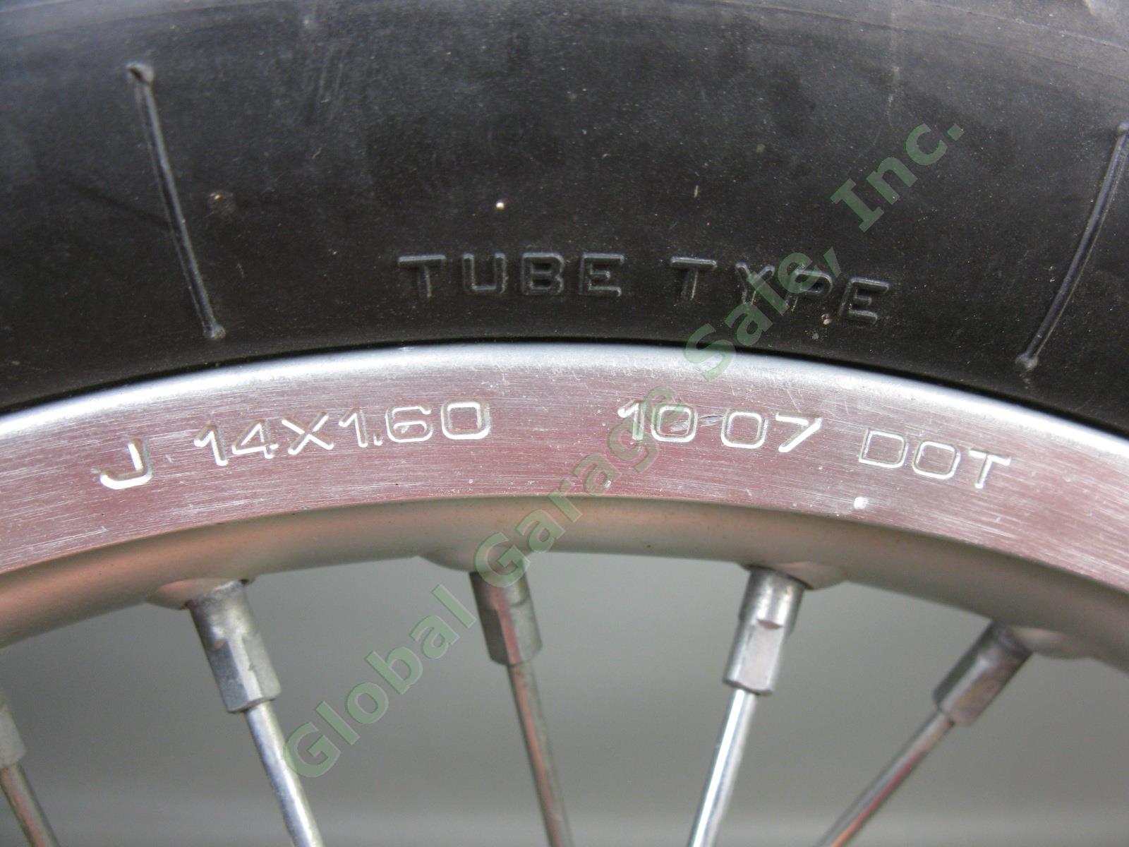 D.I.D DID J 14x1.60 YZ85 Rear Wheel Rim Pirelli Scorpion MX eXTra 90/100-14 Tire 9