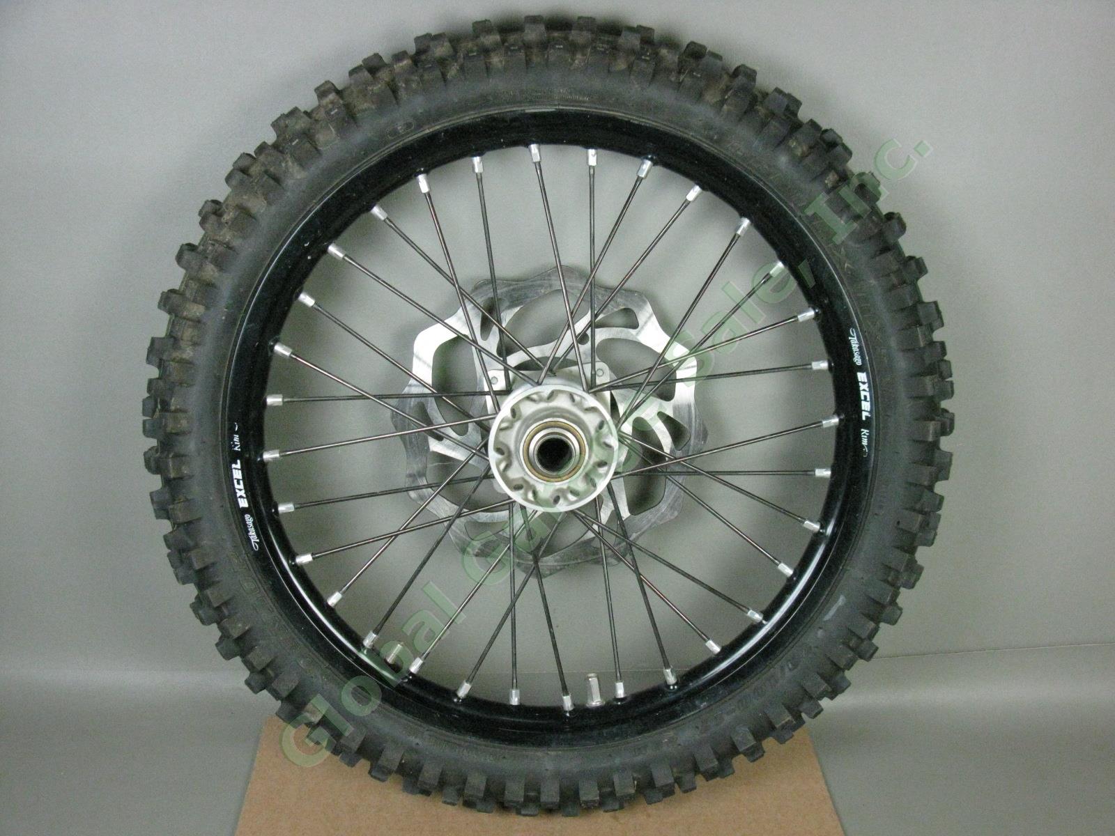 2013-2016 KTM-85 Takasago Excel Black Front Wheel J 17x1.40 + Tire Used One Lap! 2
