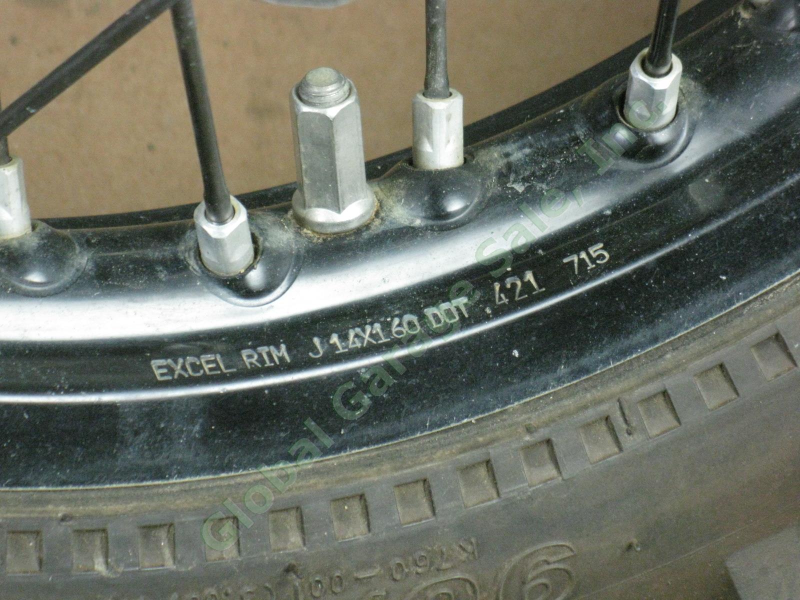 2013-2016 KTM-85 Takasago Excel Black Rear Wheel J 14x1.60 + Rotor Used 1 Lap! 4
