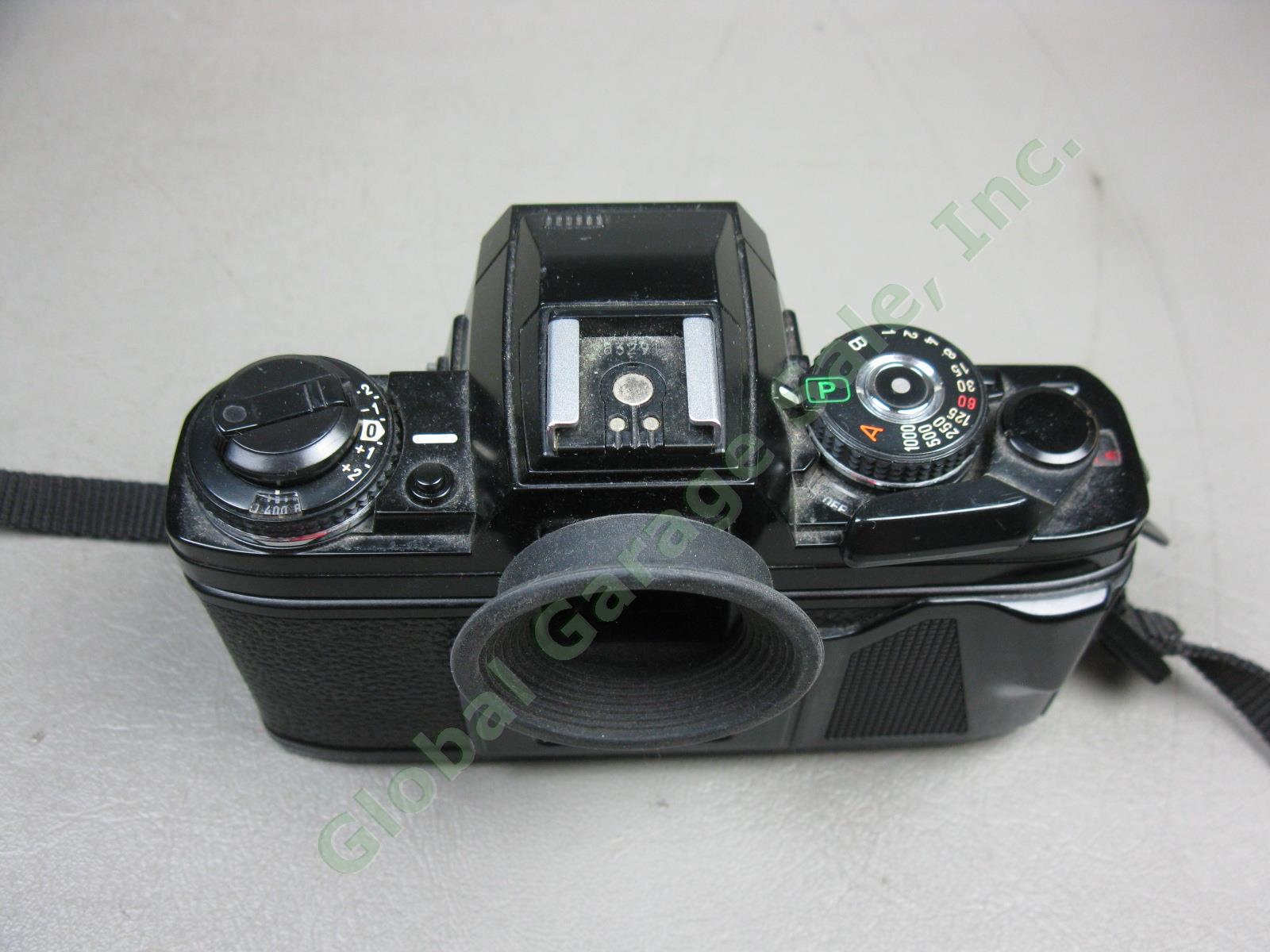 Minolta X-700 MPS 35mm SLR Camera 17-28mm 105 70-250 Lens Film Winder Flash Lot 3
