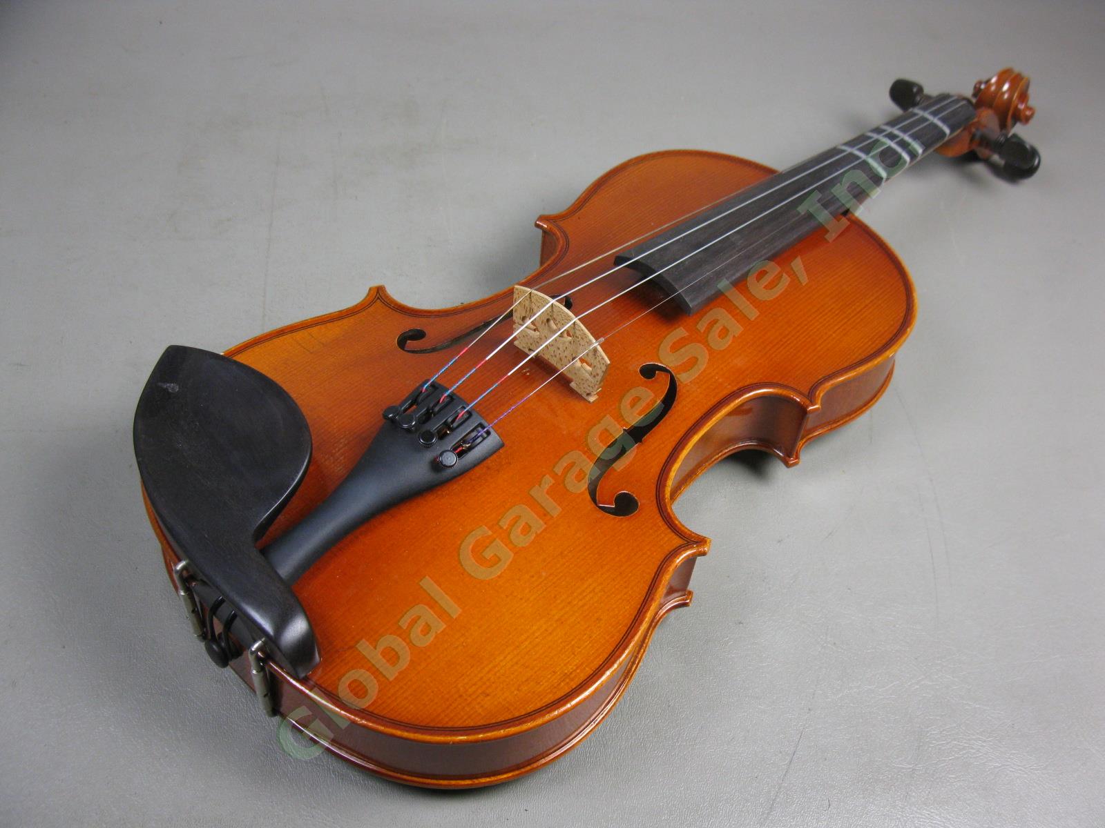 2004 Eastman VL100 4/4 Size Student Violin W/ K Holtz FG Bow Bobelock Case + Lot 3
