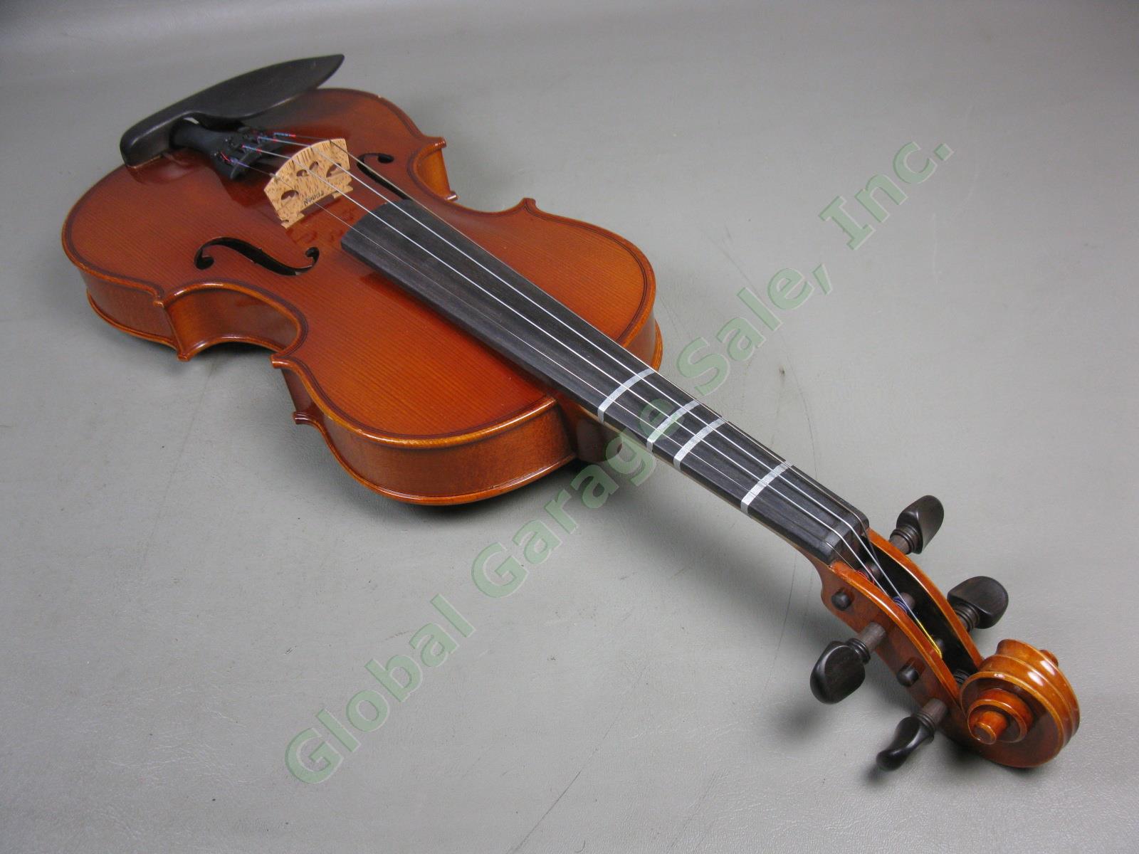 2004 Eastman VL100 4/4 Size Student Violin W/ K Holtz FG Bow Bobelock Case + Lot 4