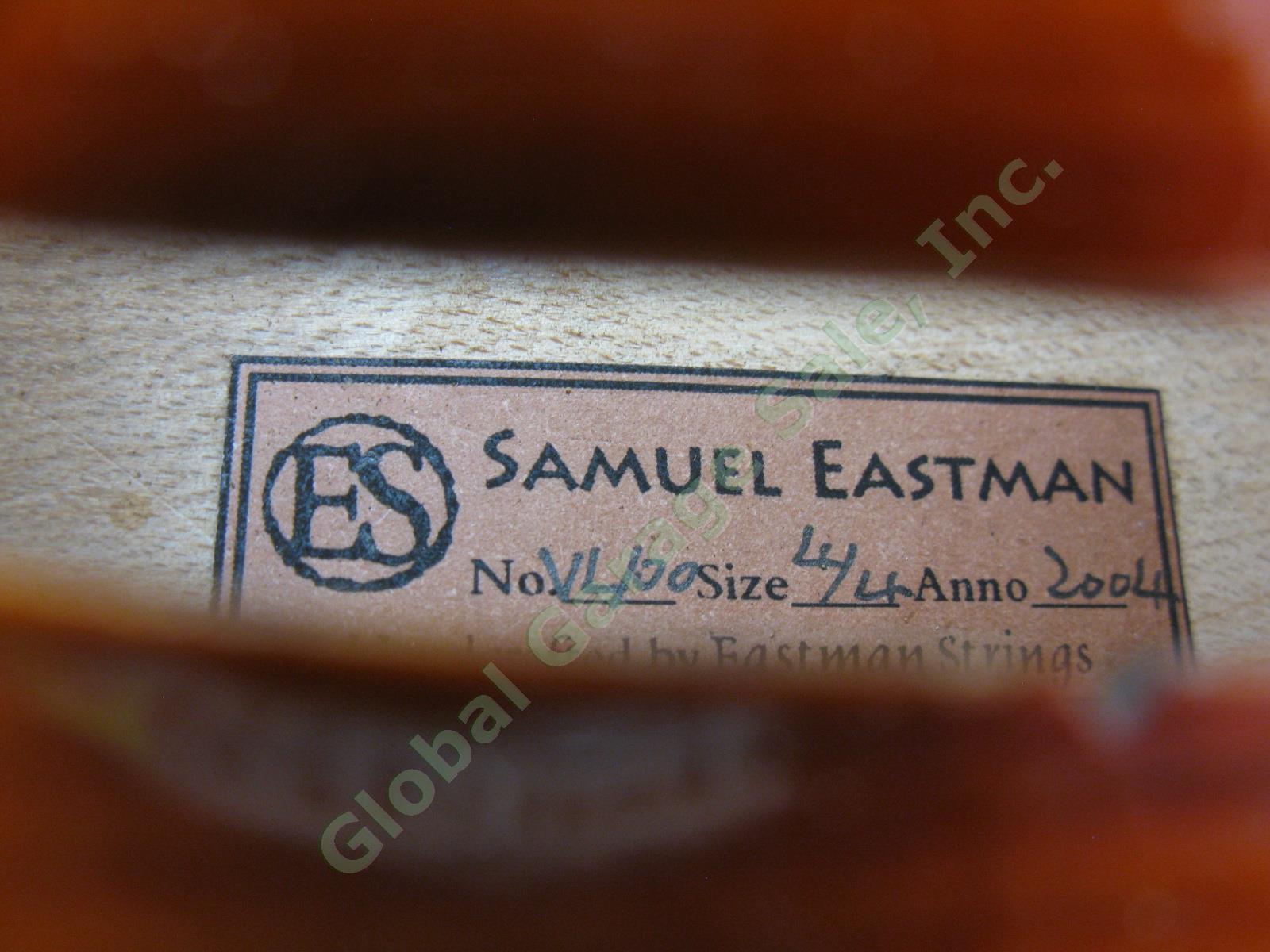 2004 Eastman VL100 4/4 Size Student Violin W/ K Holtz FG Bow Bobelock Case + Lot 6