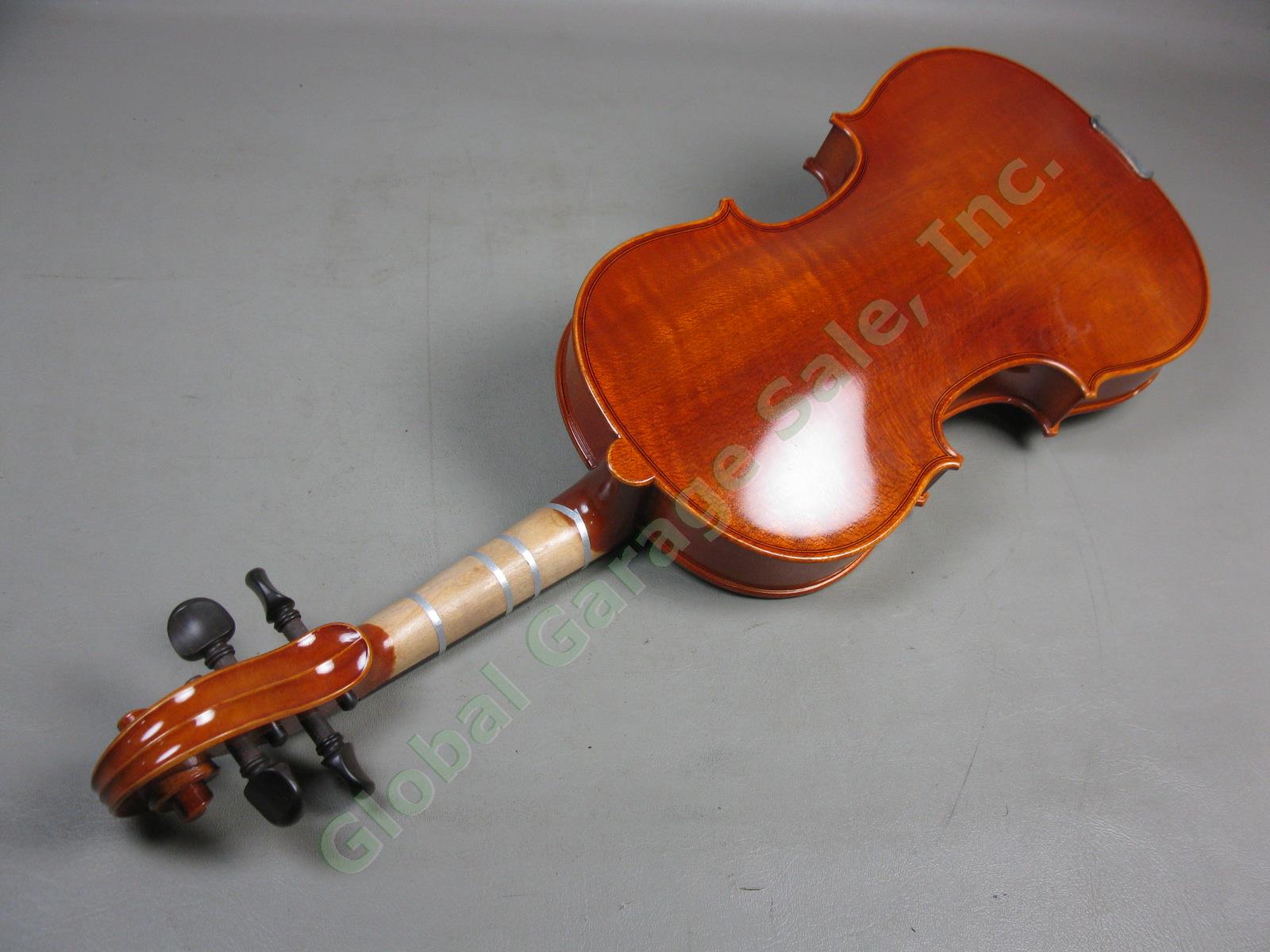 2004 Eastman VL100 4/4 Size Student Violin W/ K Holtz FG Bow Bobelock Case + Lot 10