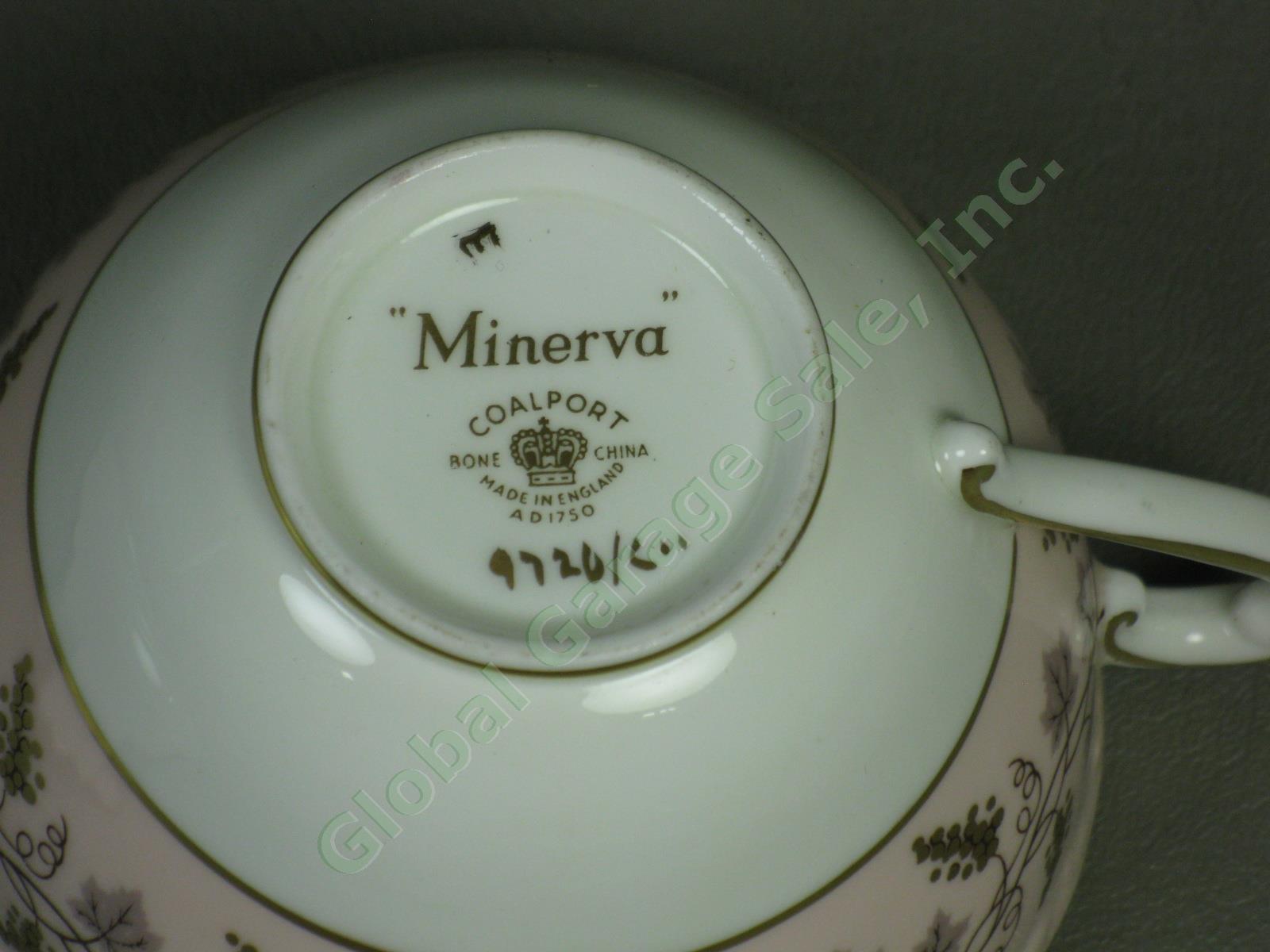 5 Vtg Antique Bone China Tea Cups + Saucers Lot Aynsley Paragon Coalport Foley 13
