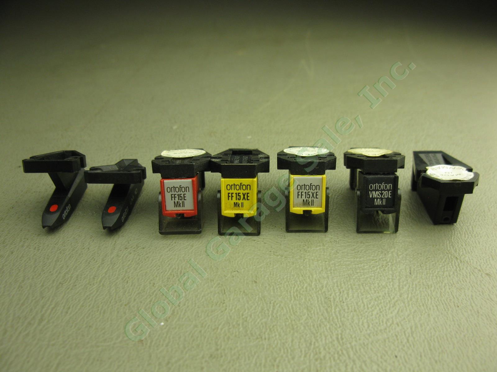 7 Ortofon Phono Turntable Cartridge Lot FF15 E XE VMS 20 E MK II LM 10 OM 5E +NR