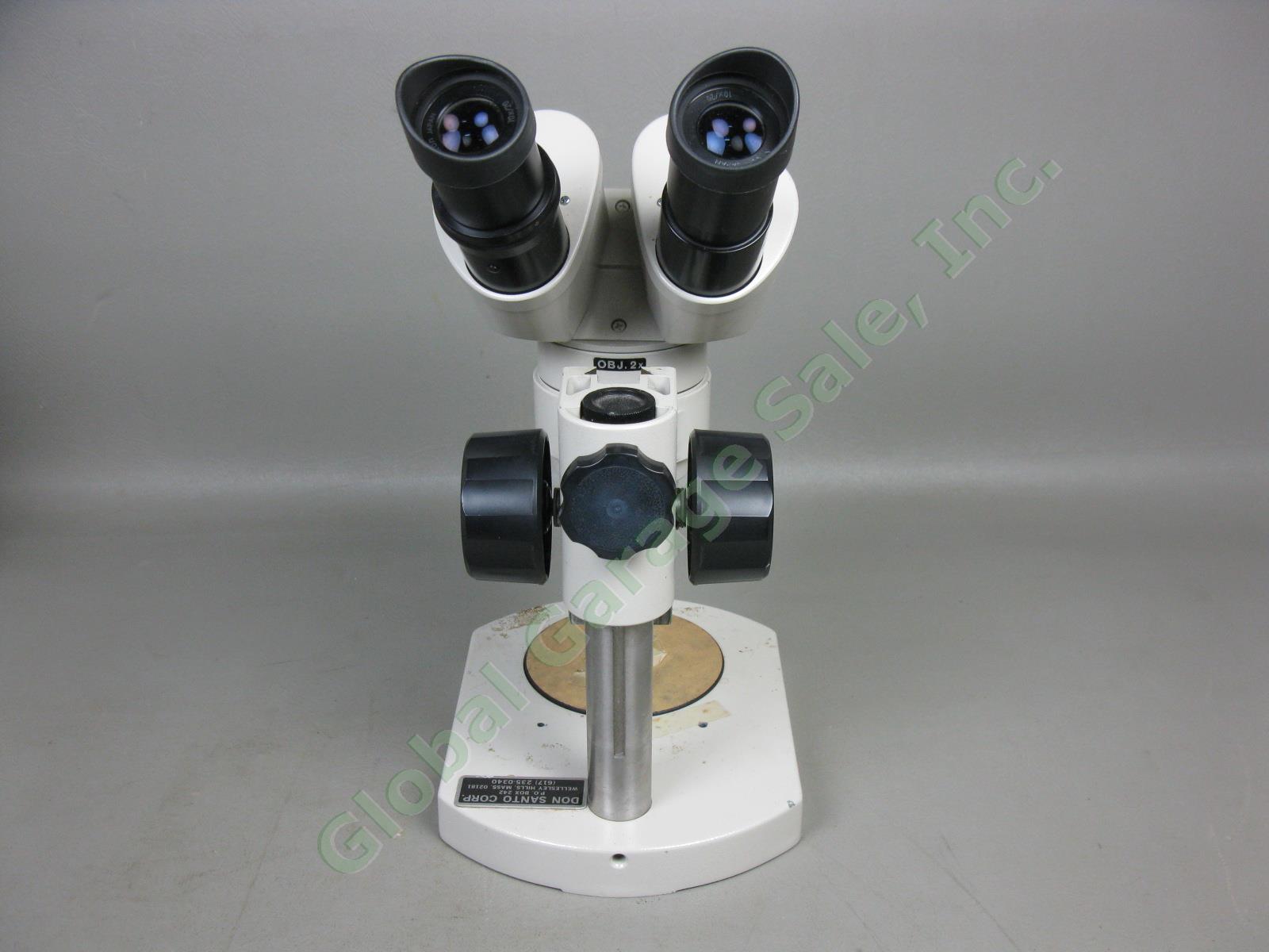 Nikon OBJ.2x Binocular Microscope W/ 10x/20 Eyepieces Stand #217542 No Reserve! 5