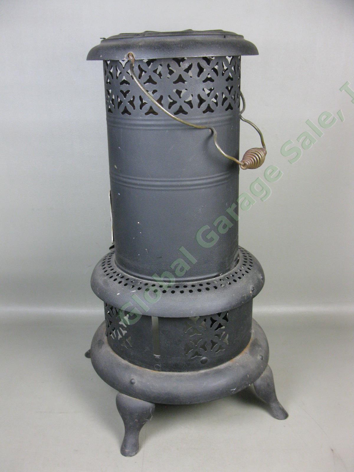 Vtg Antique Perfection Model Smokeless Kerosene Oil Heater Cabin Parlor Stove NR 3
